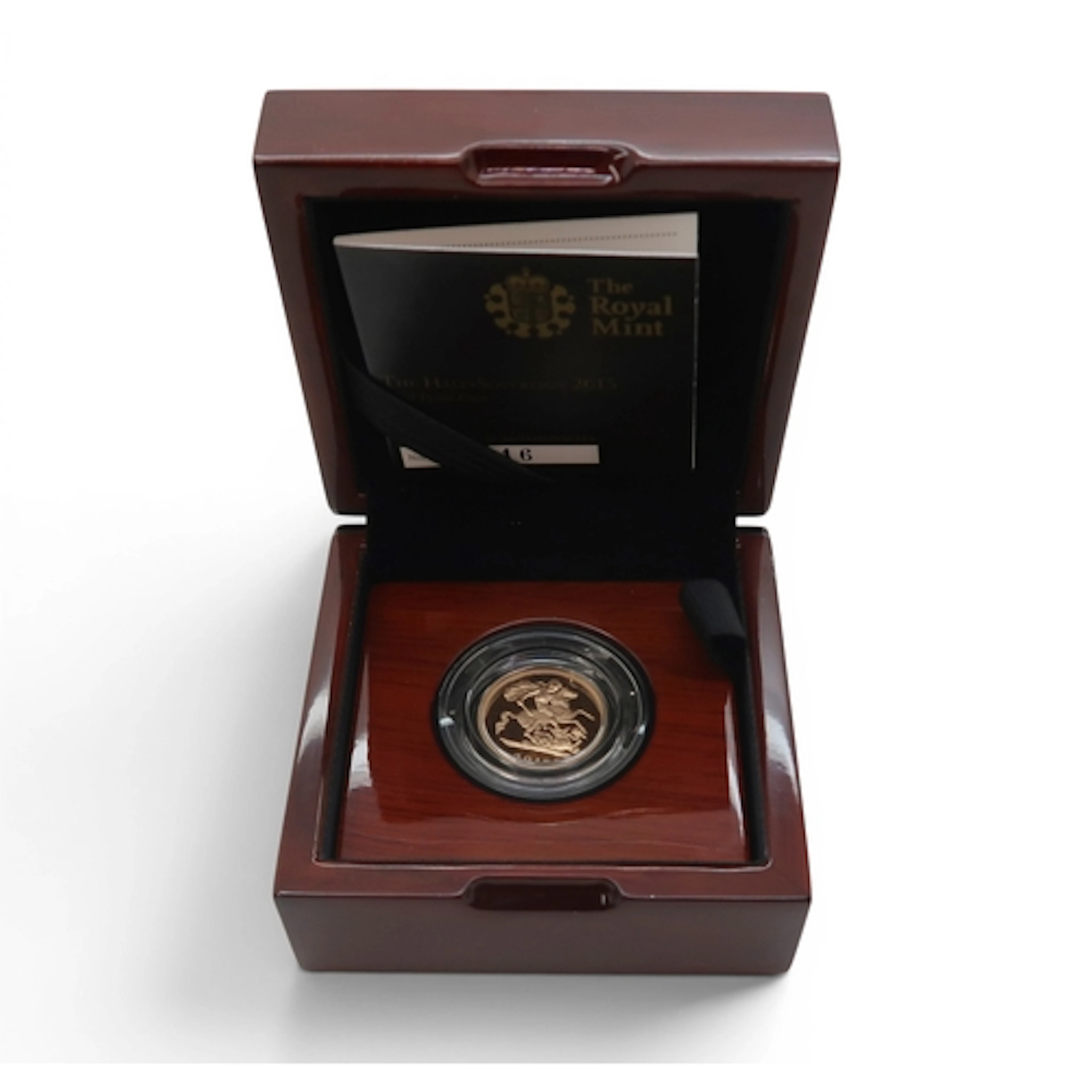 Elizabeth II (1952-2022) 2015 Proof ½ Sovereign Obverse Fift...
