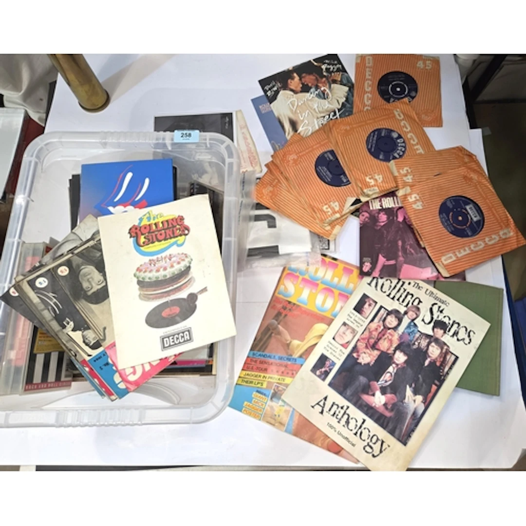 A collection of Rolling Stones 45 singles, Rolling Stones ma...