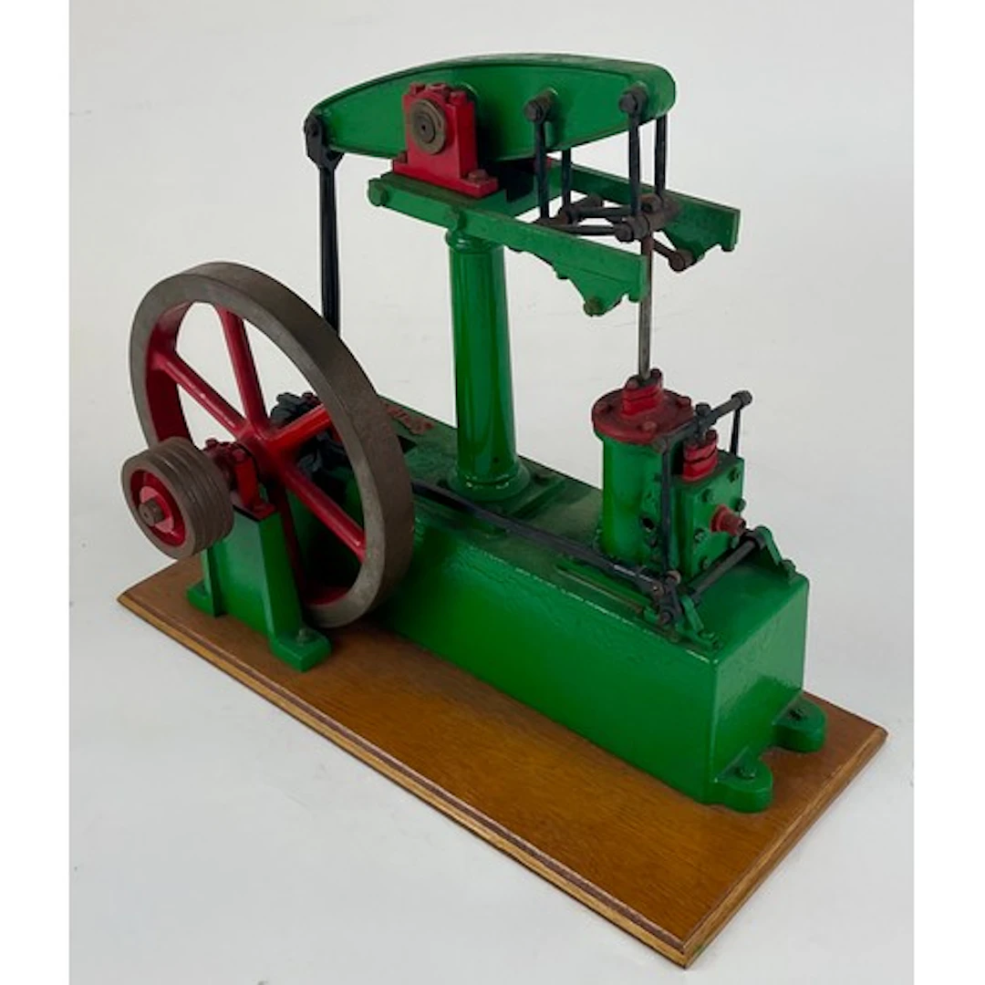 Live Steam - A Stuart Turner Beam Engine, single cylinder dr...