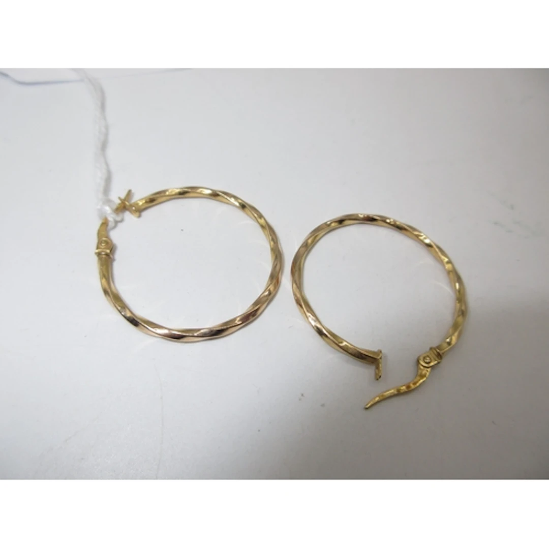 Pair of 9ct Gold Earrings, 1.03g
