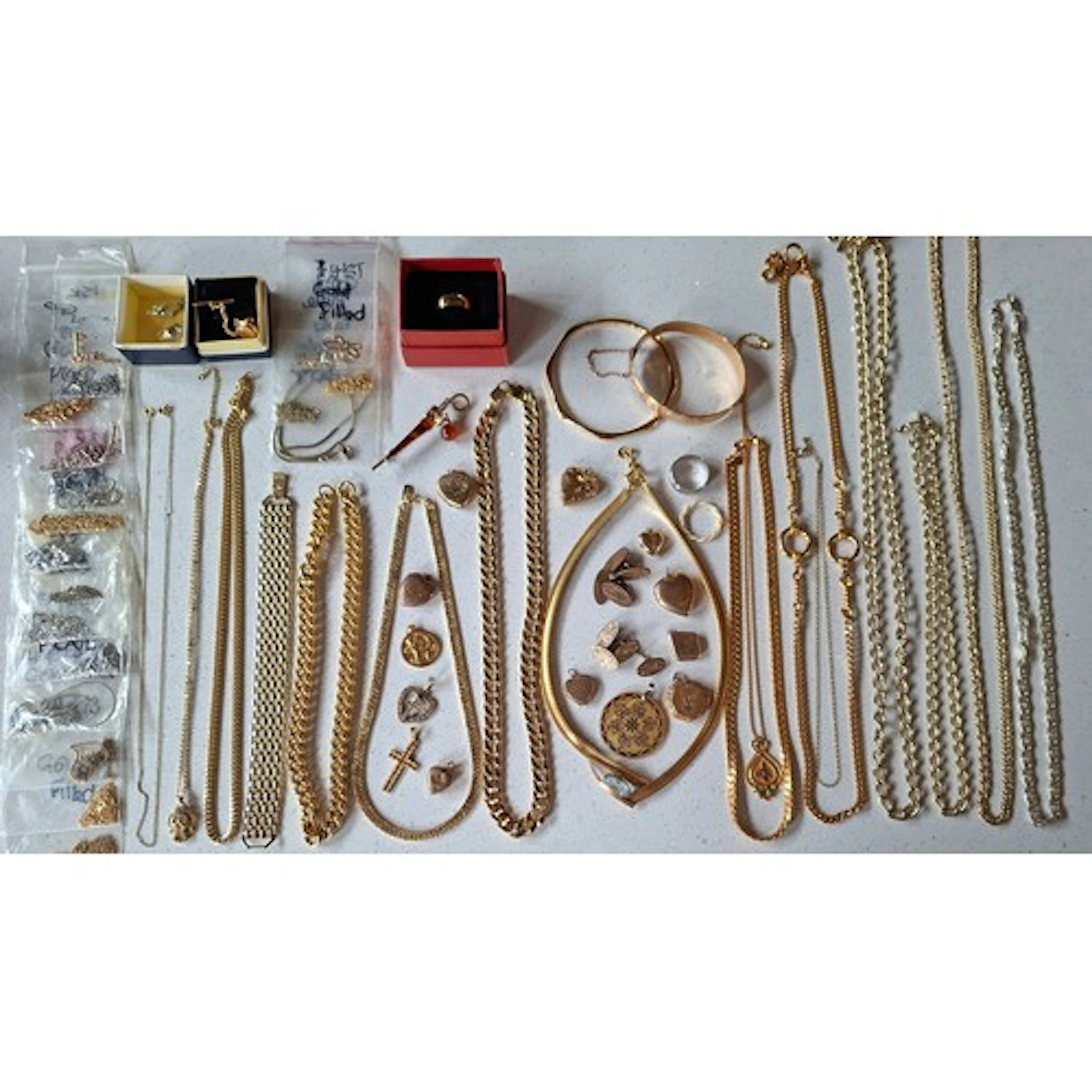 Late 20th Century gold plated, rolled gold and gold tone cos...