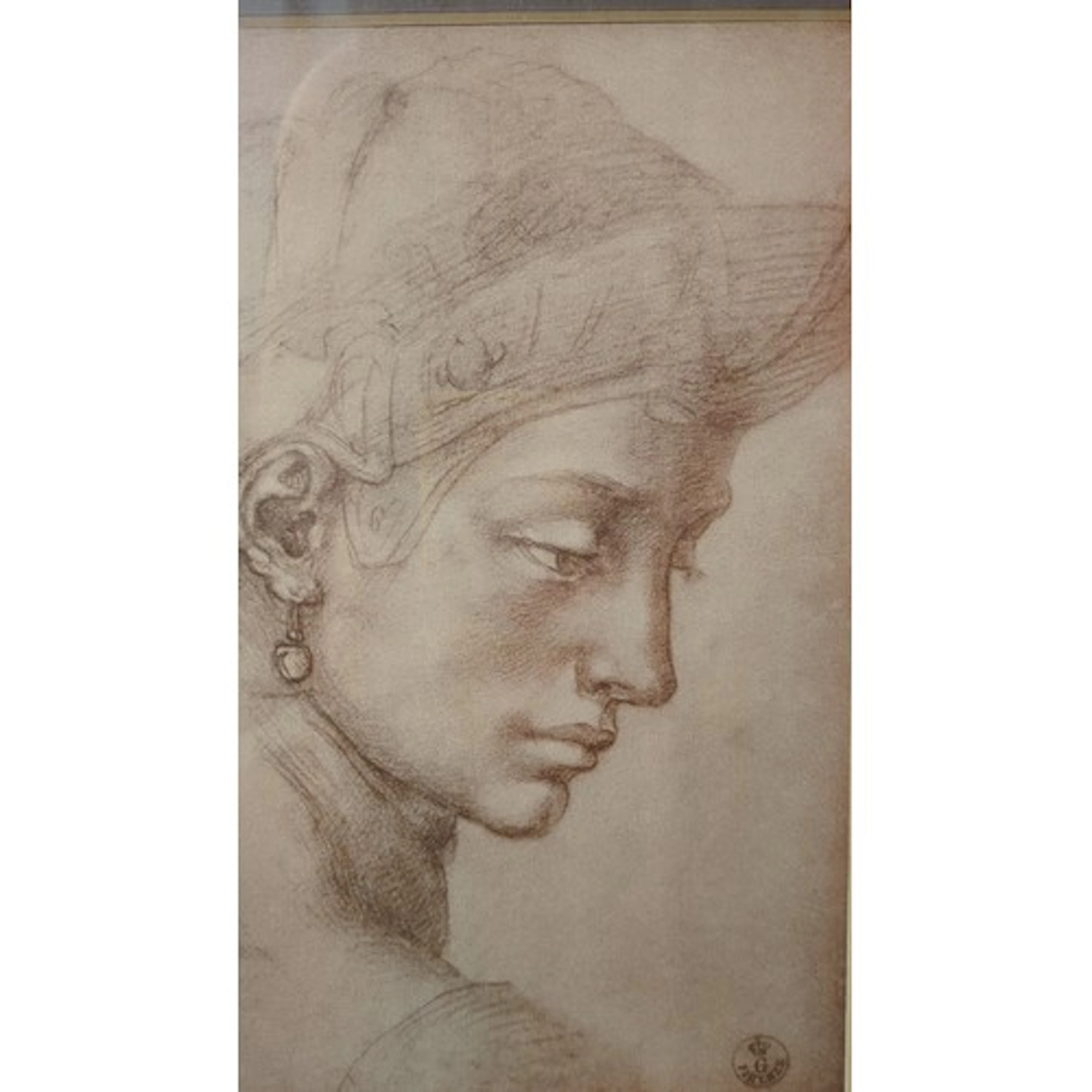 After Michelangelo Buonarroti—sepia-toned reproduction depic...