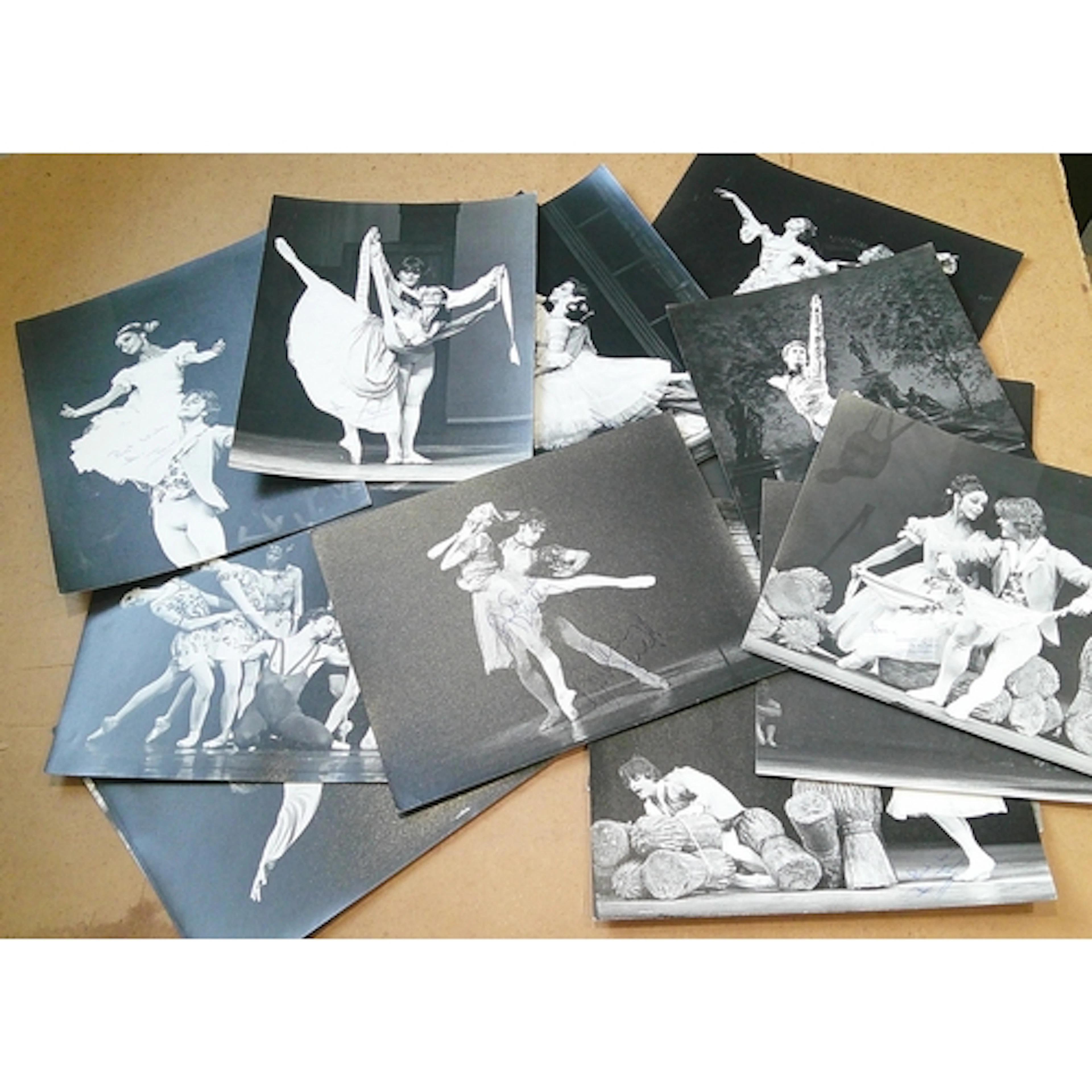 Royal Ballet London signed 10 by 8 photographs c1970s includ...
