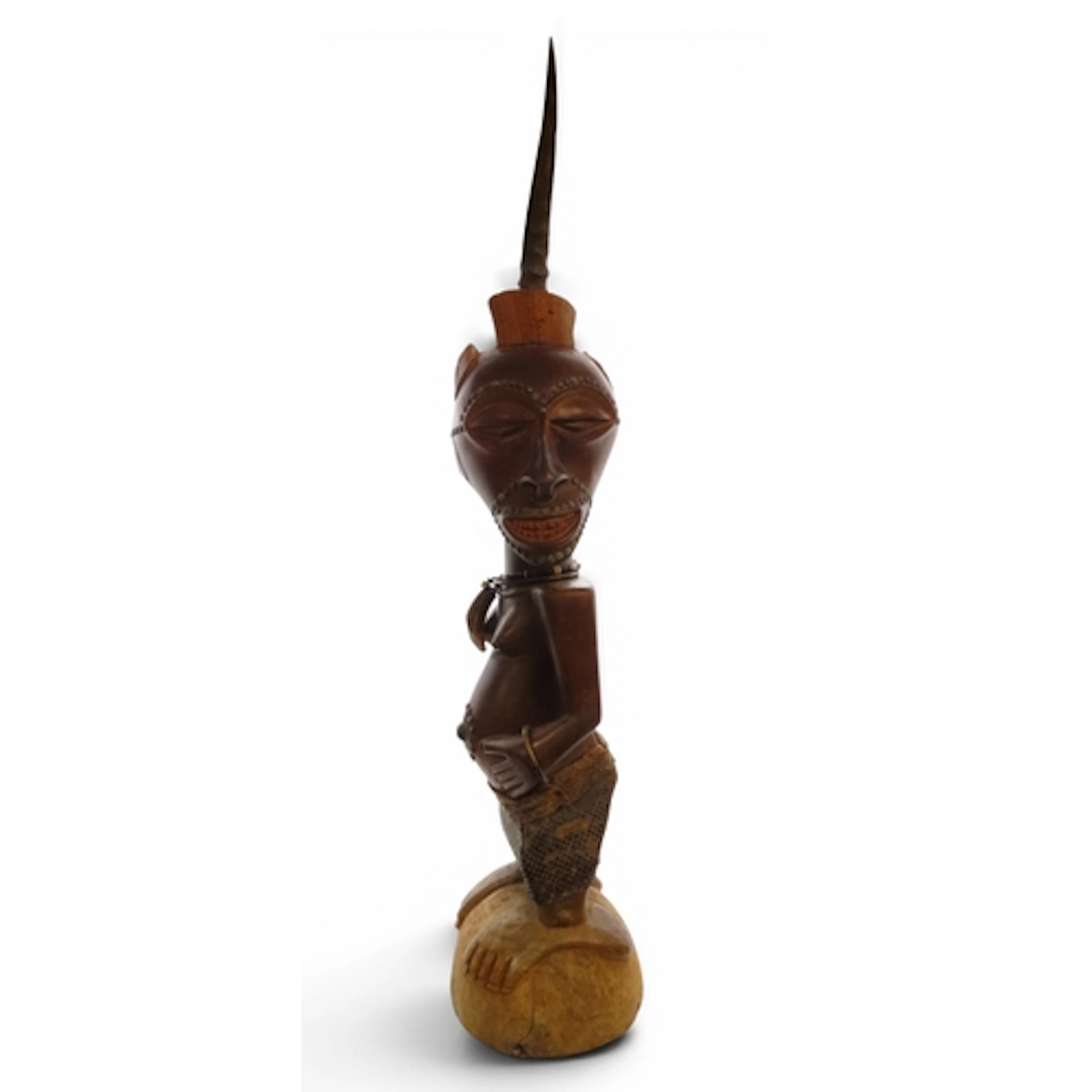 A SONGYE FETISH FIGURE Democratic Republic of Congo, modelle...