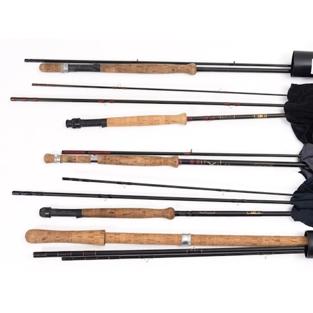 A Bruce and Walker Powerlite three piece 14' fly fishing rod...