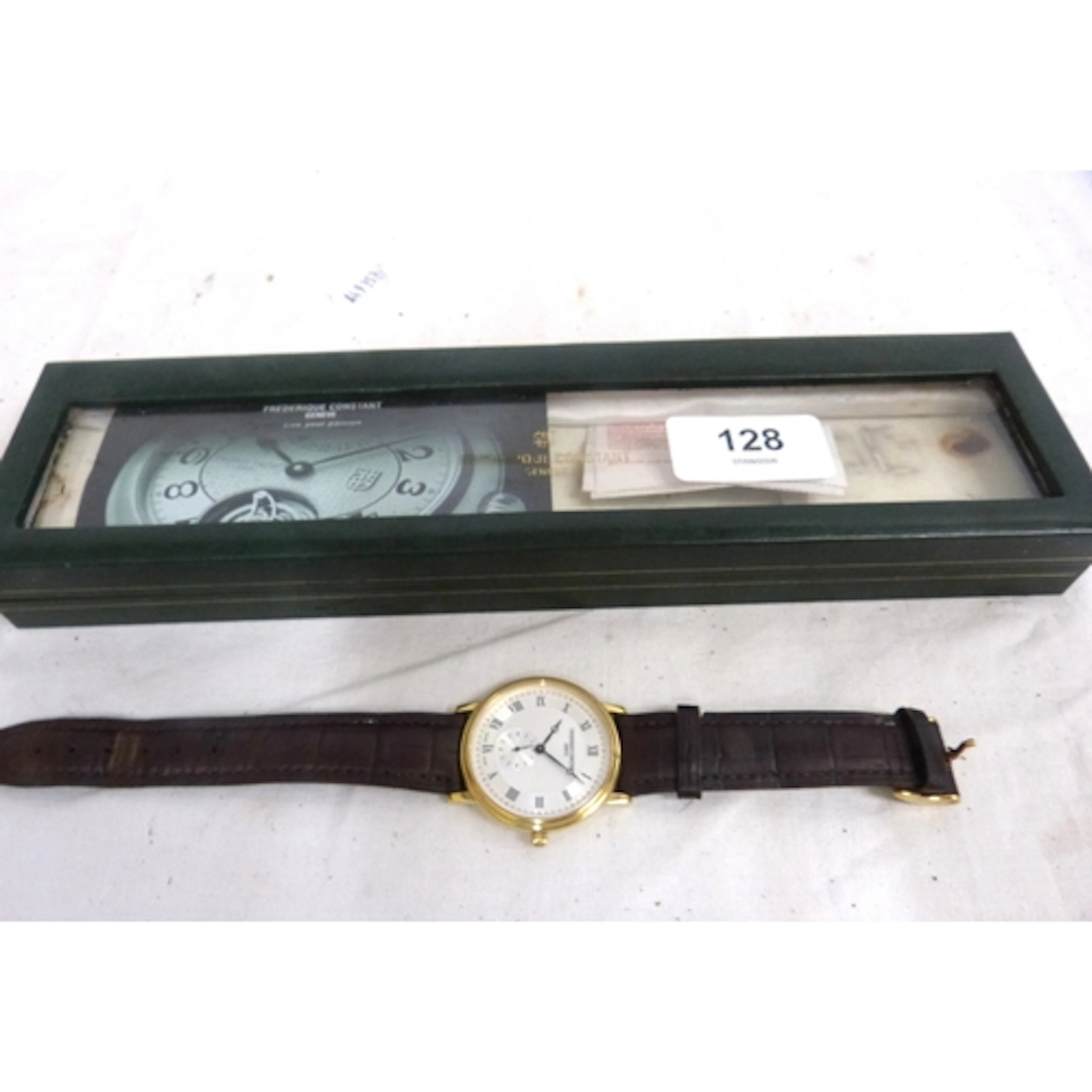 Frederique Constant Geneve boxed mens watch.
