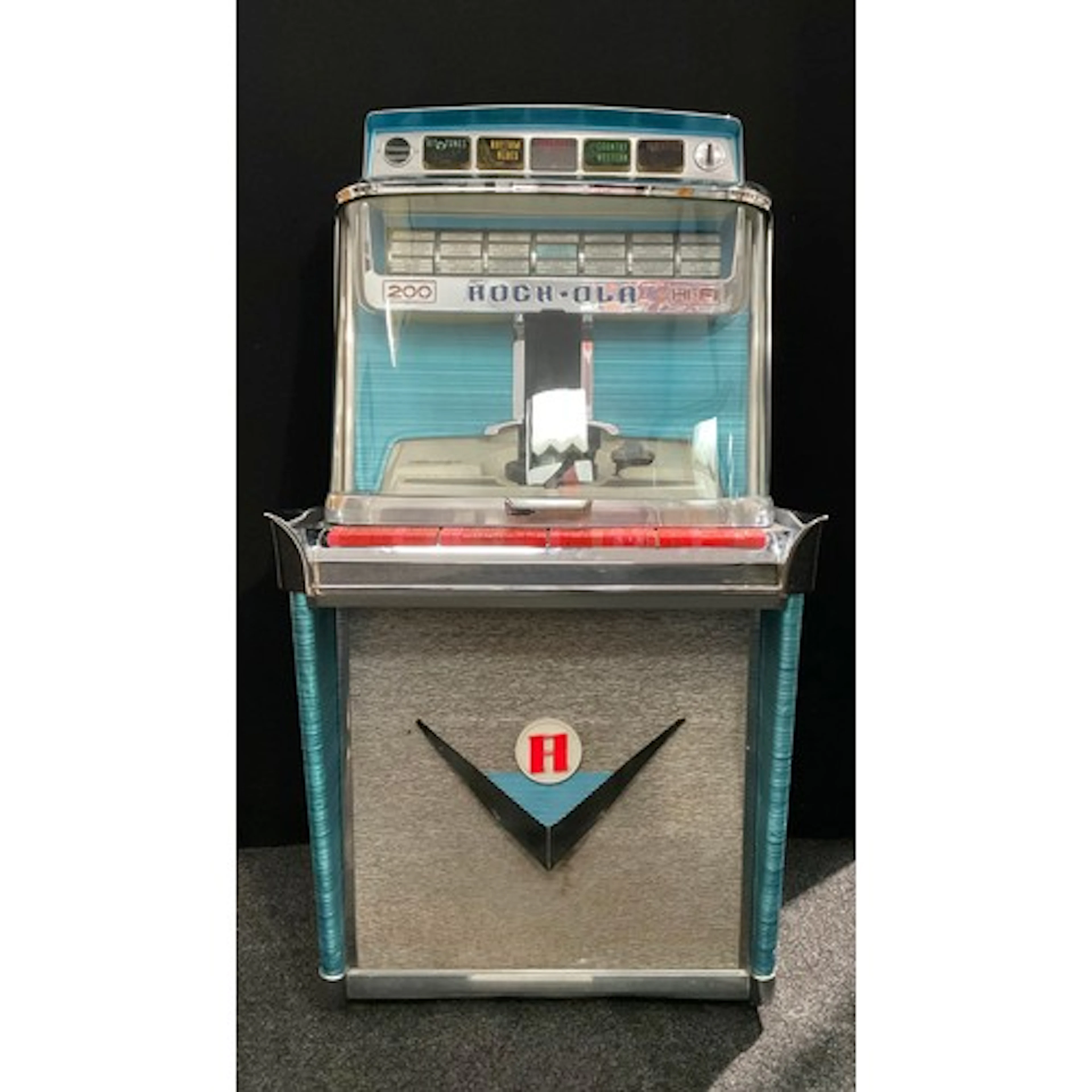 A mid 20th century Rock-Ola Tempo freestanding jukebox, 200 ...