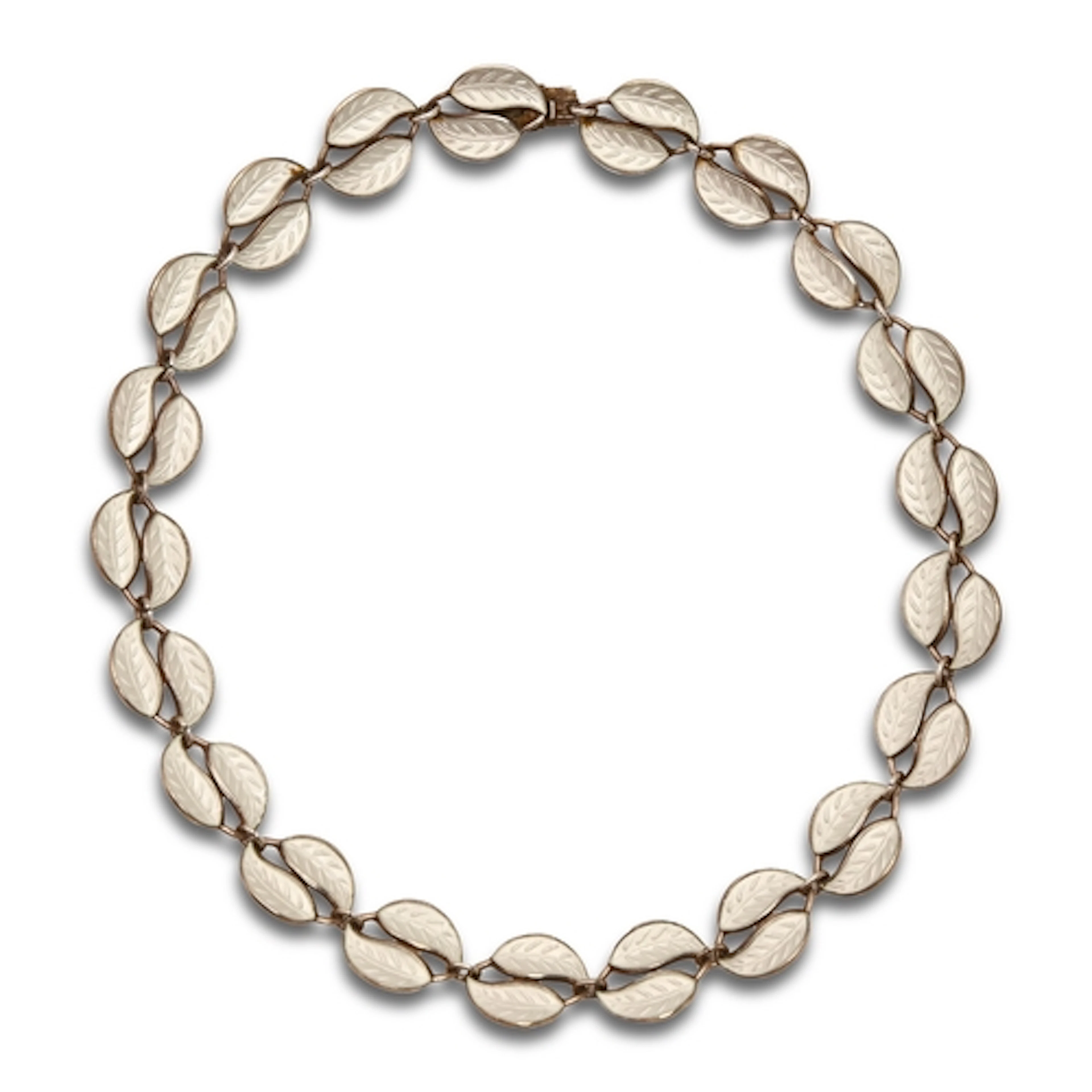 David Andersen. A Norwegian silver gilt and white guilloche ...