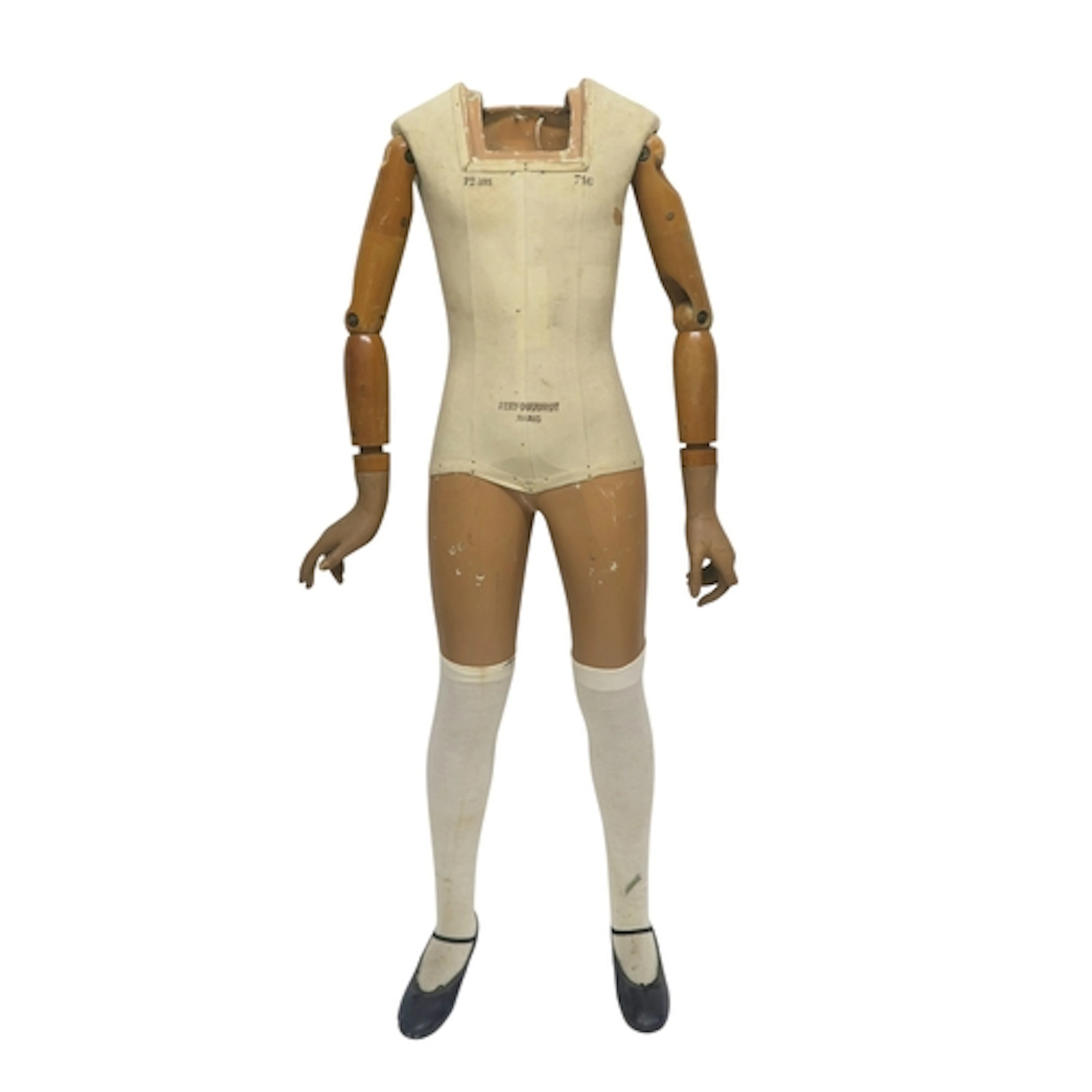 A Fery-Boudrot '12 ans' girl mannequin, number 716, with art...