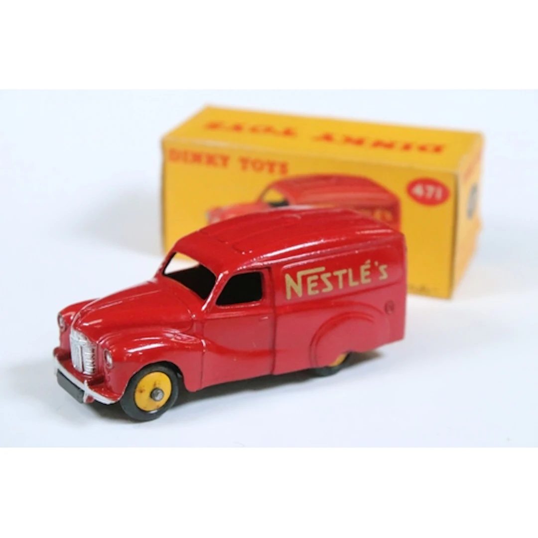 Boxed Dinky 471 Austin Van Nestle diecast model in ex condit...