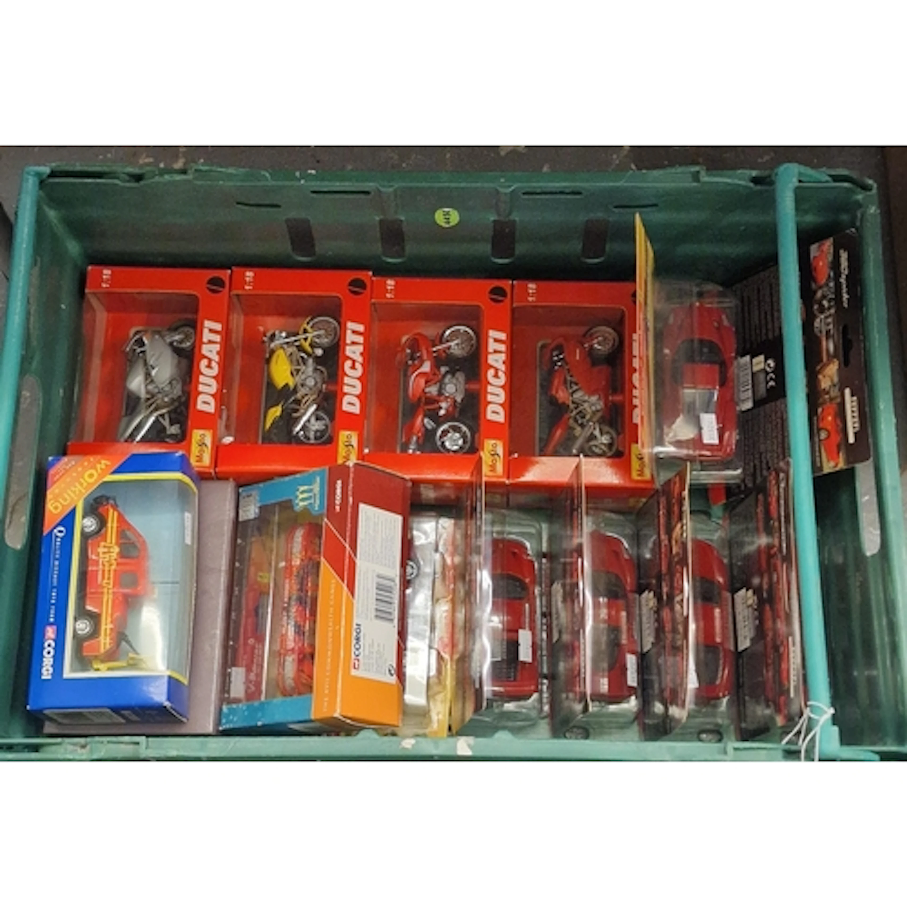 Crate of Corgi, Maisto and other model vehicles, to include ...