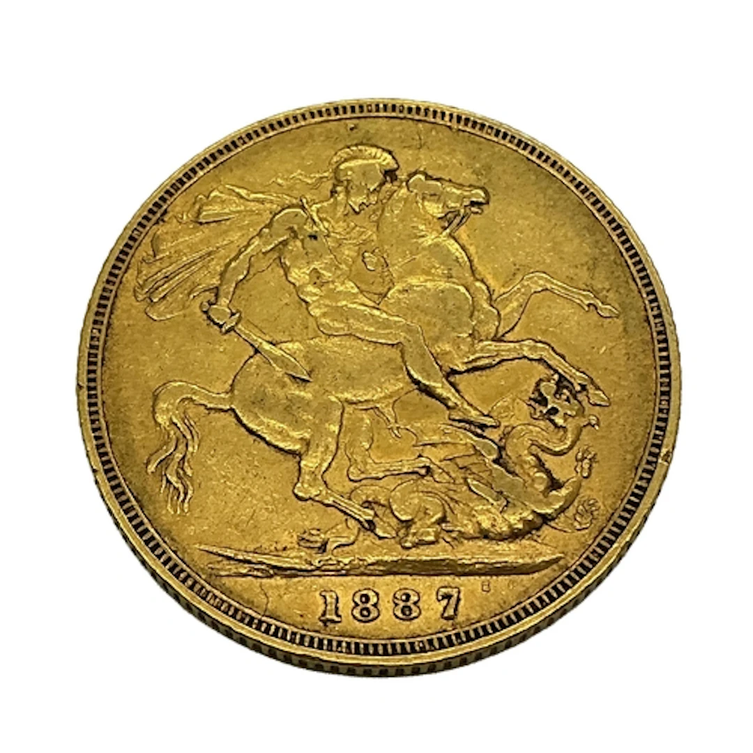 1887 Victoria Gold Sovereign.