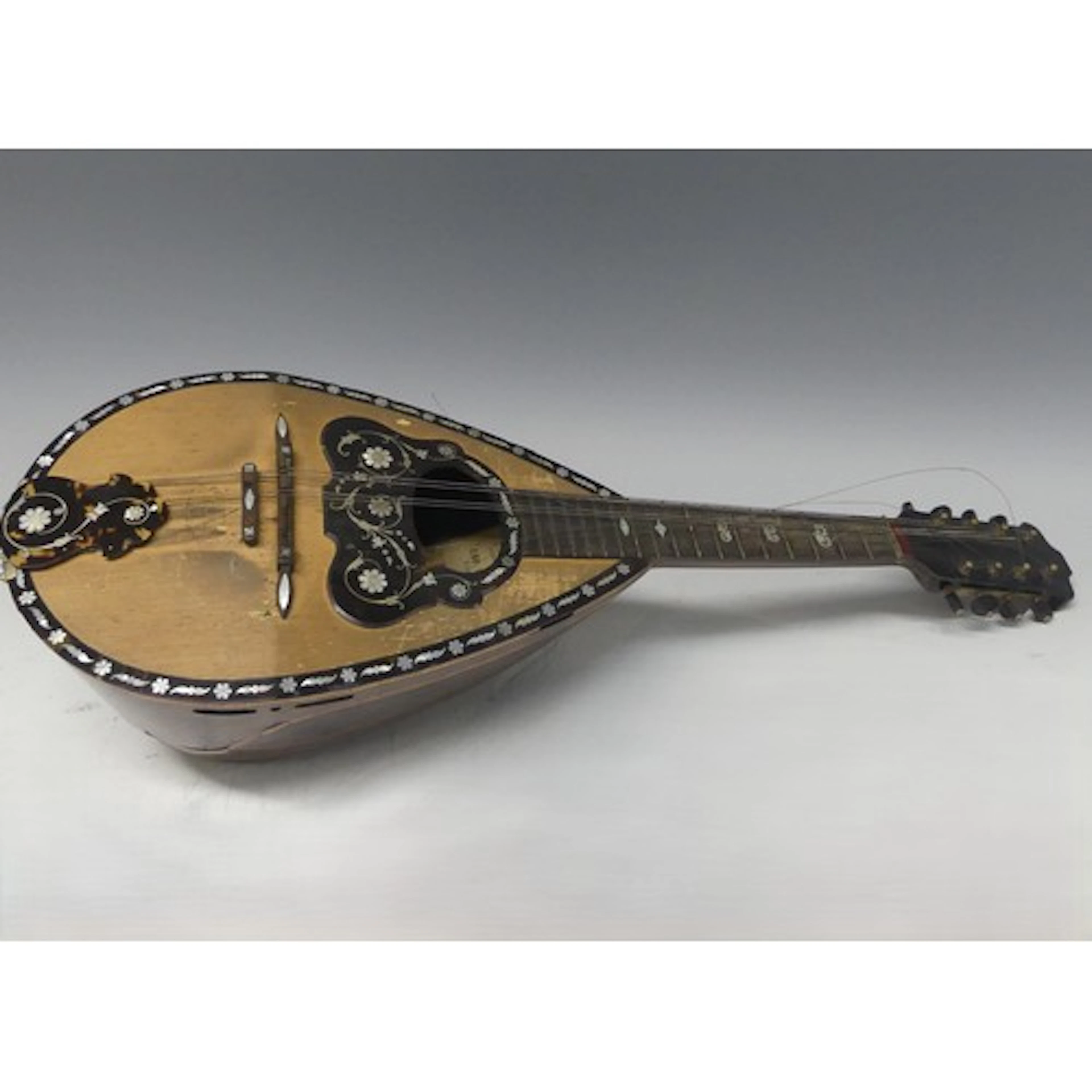 A vintage Italian Mandolin, by Cav. Giovanni de Meglio e Fig...