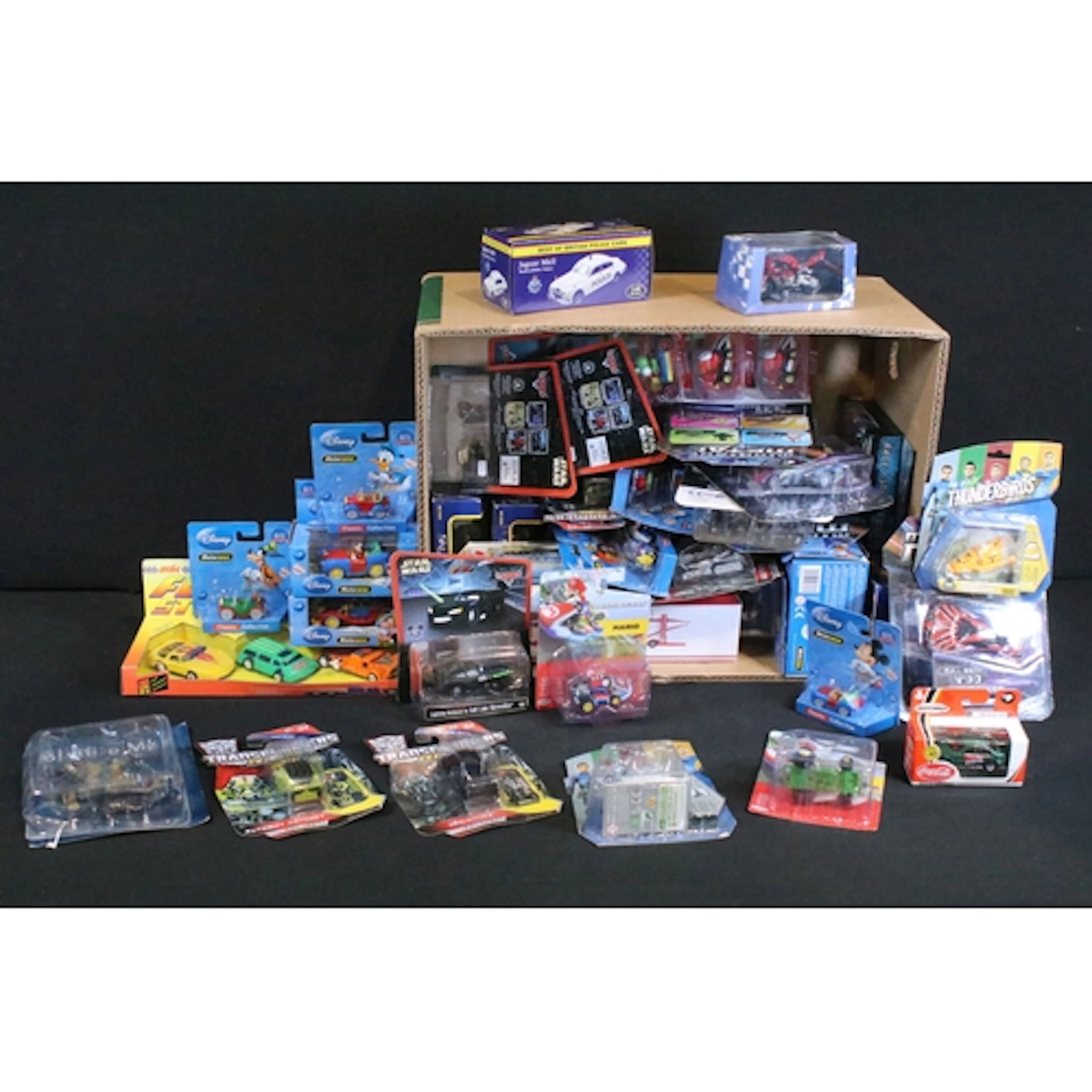 47 Boxed / carded diecast and plastic models to include Oxfo...