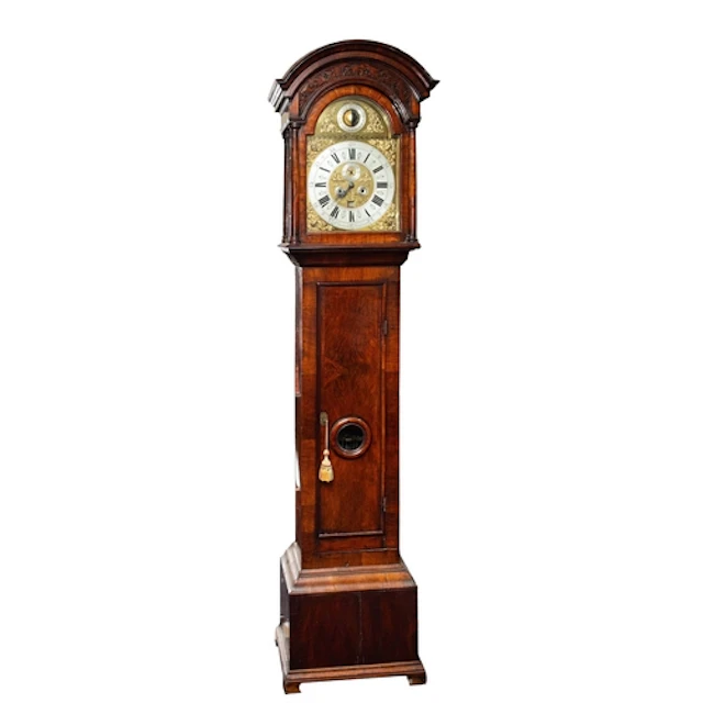 John Seddon, Frodsham, a fine Georgian walnut longcase clock...
