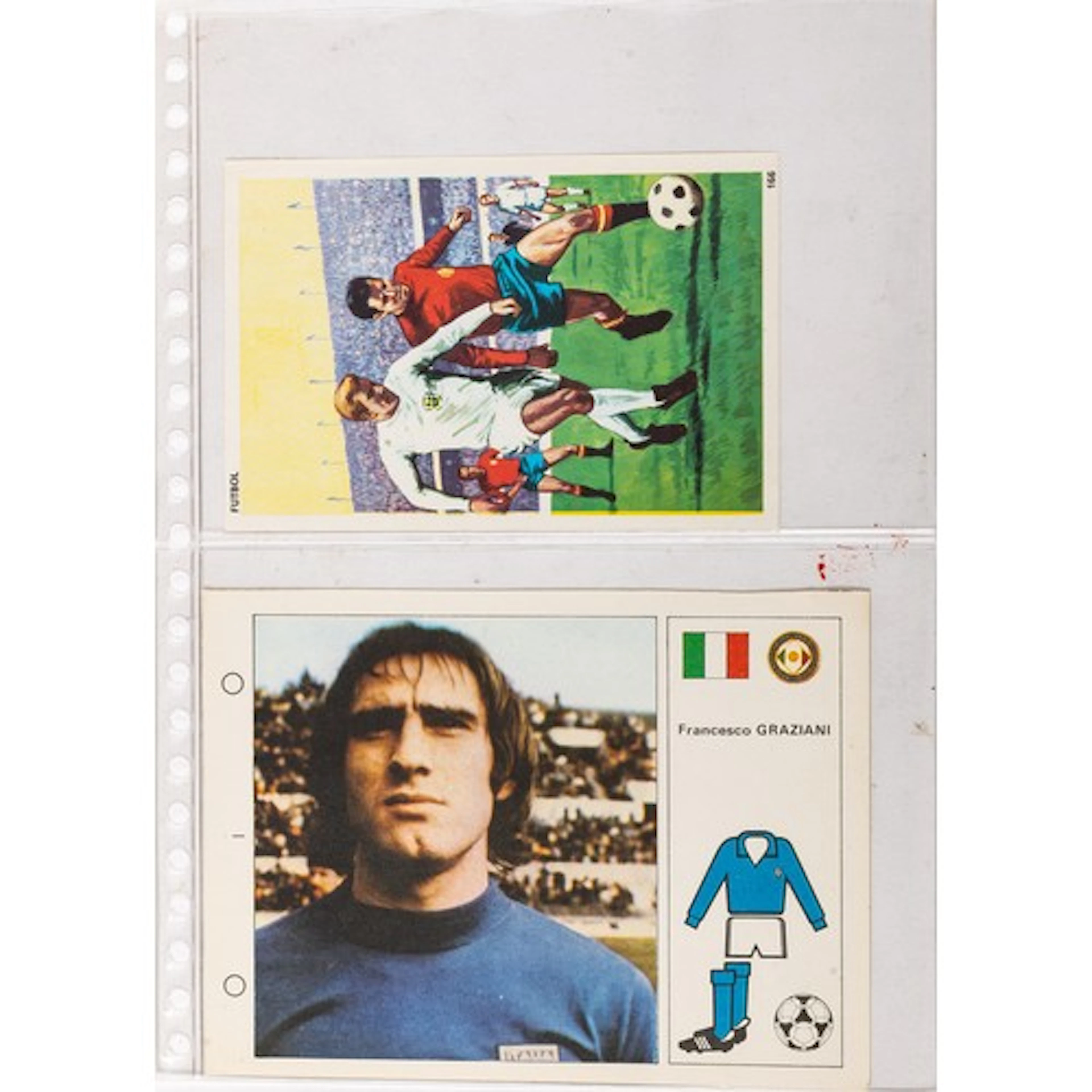Vintage soccer cards and ephemera, including 1968 Olympics s...