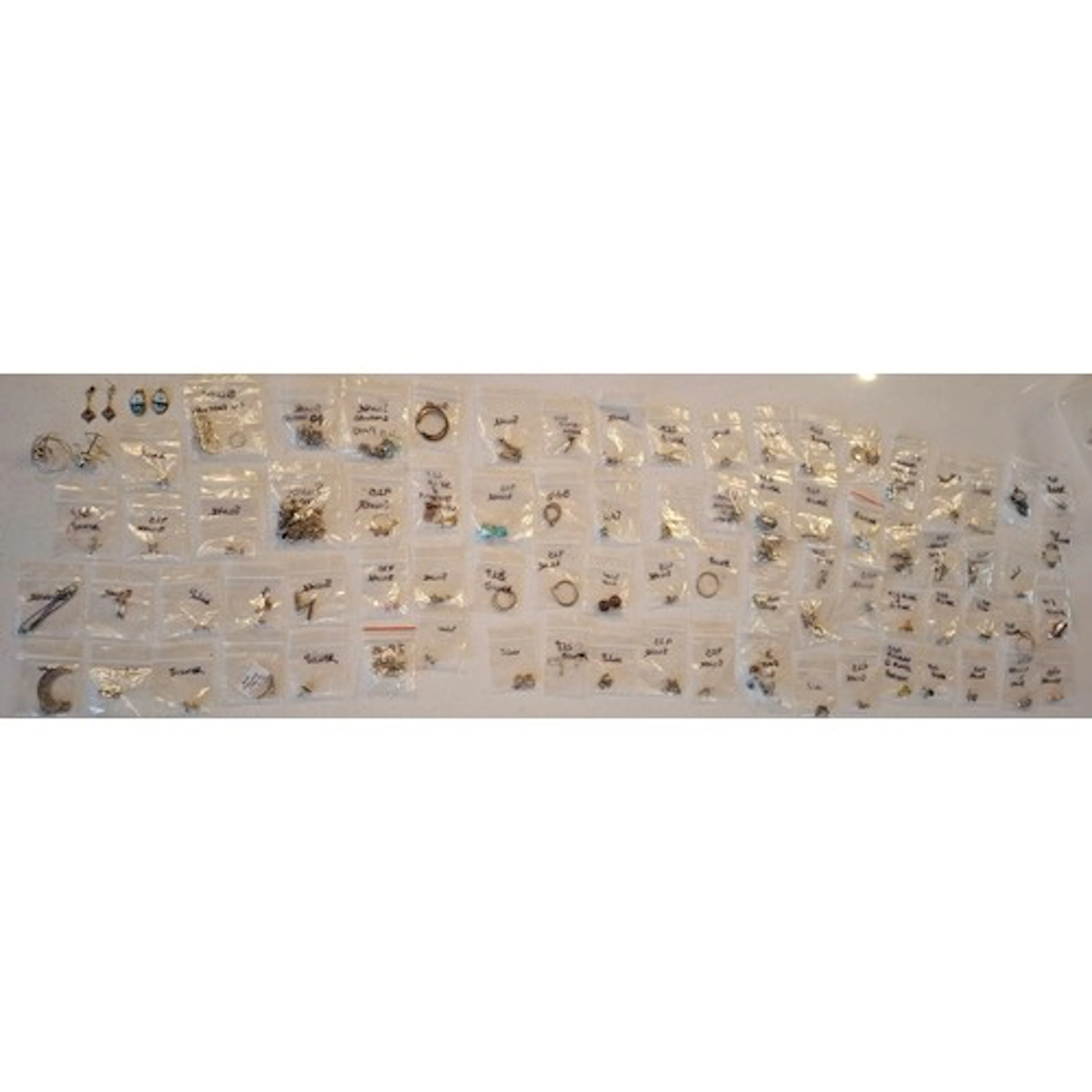 A quantity of silver and silver tone earrings to include ear...