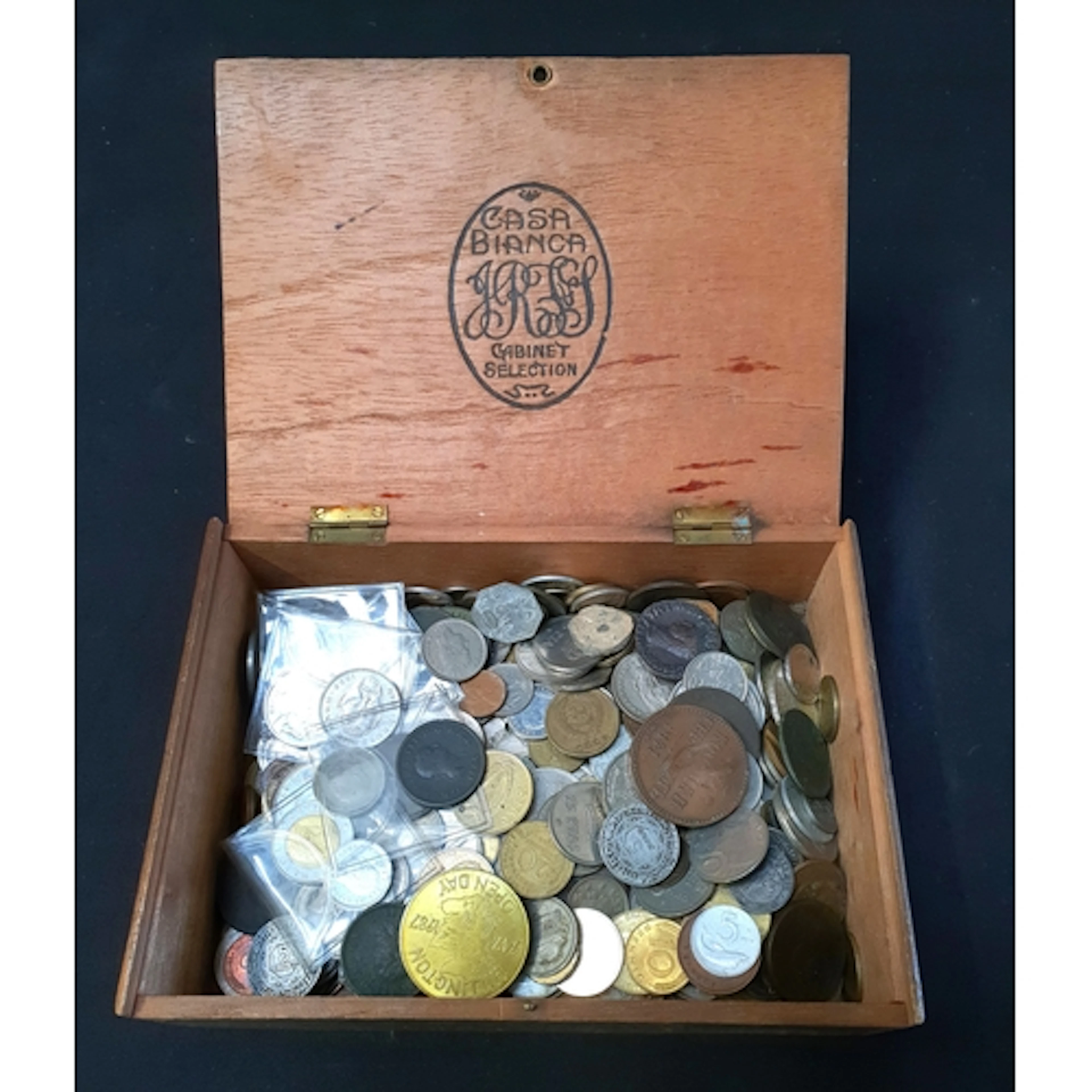 SELECTION OF WORLD COINS including examples from Britain, F...