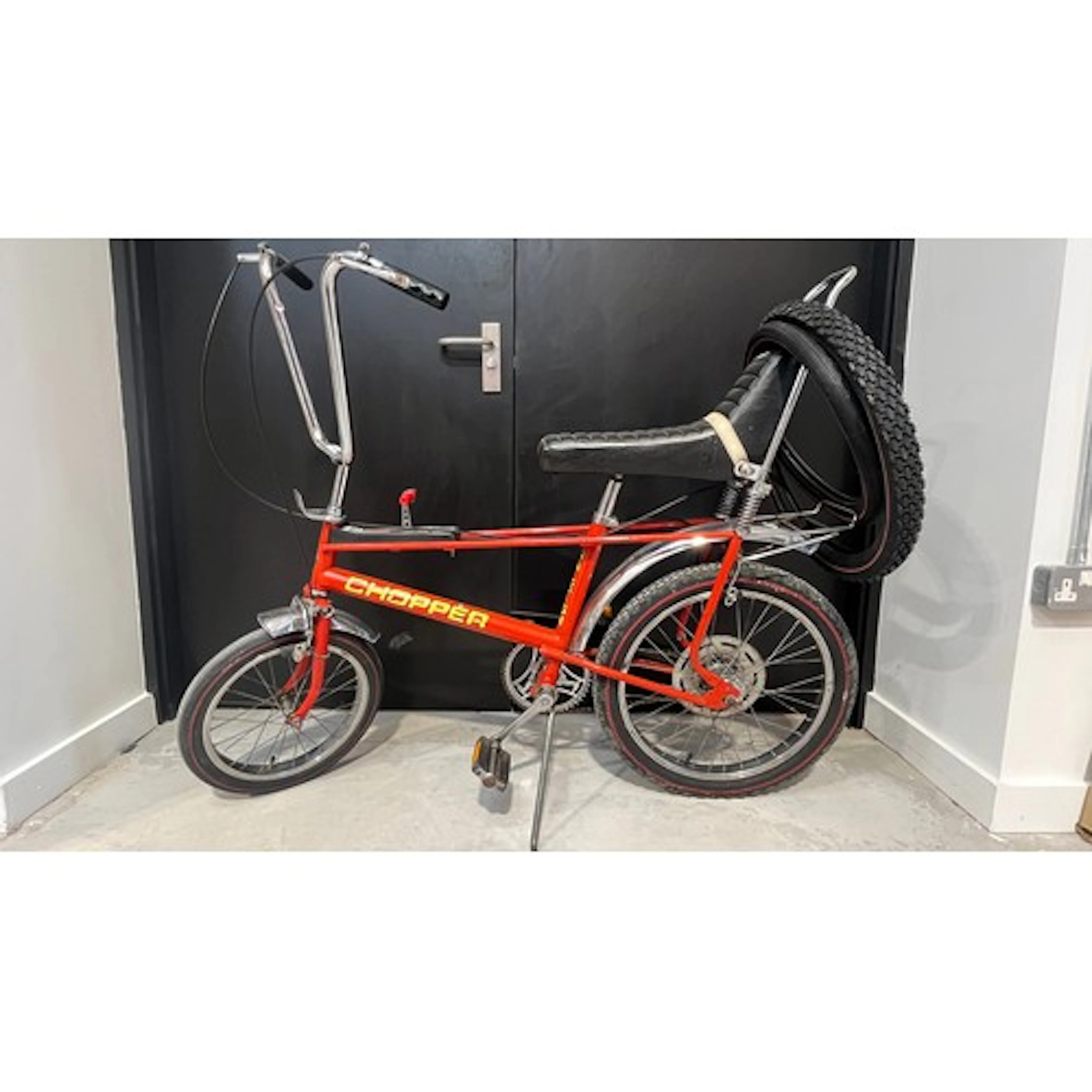 Vintage Raleigh Chopper bike.