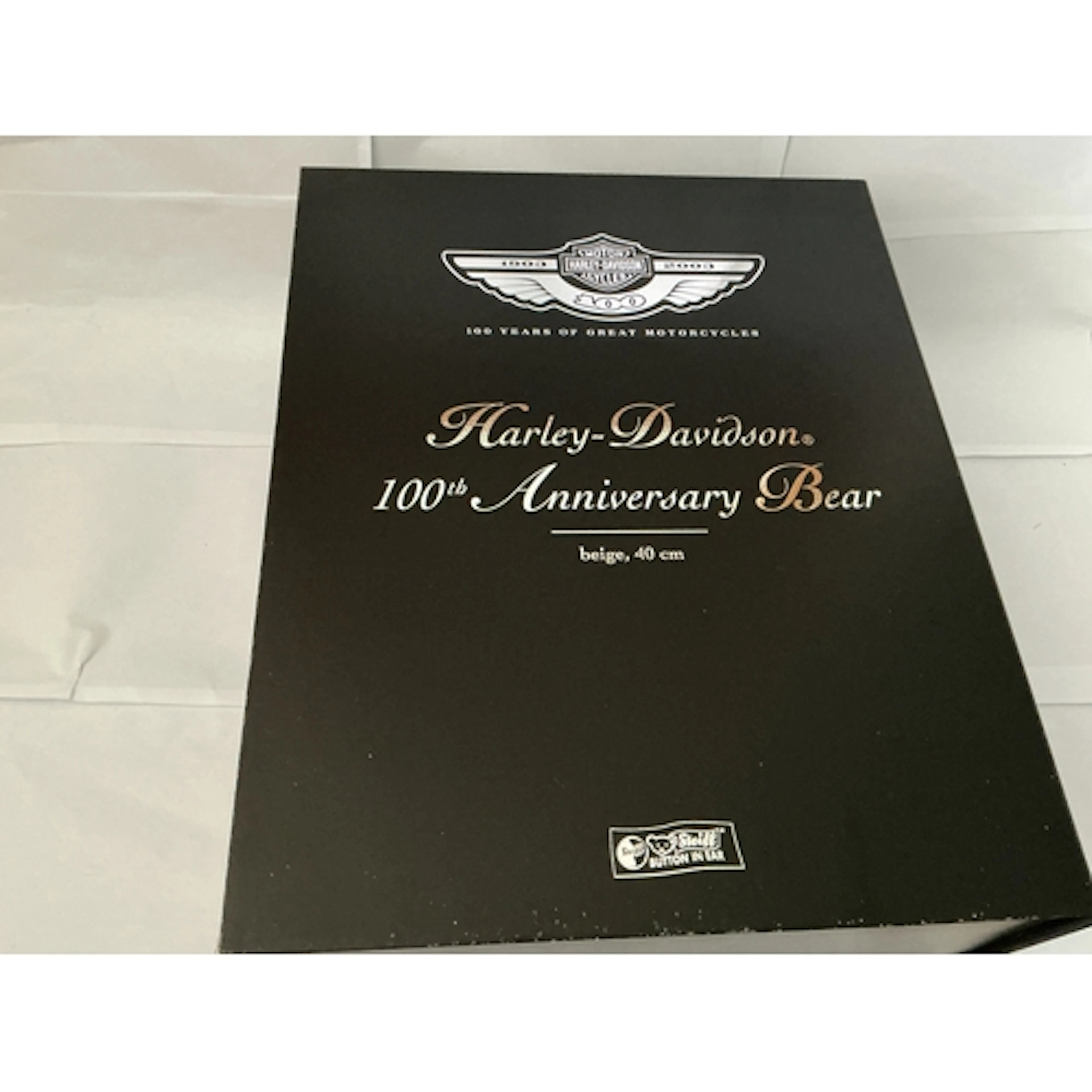 A Boxed Harley Davison 100th Anniversary Beige 40 Steiff Ted...