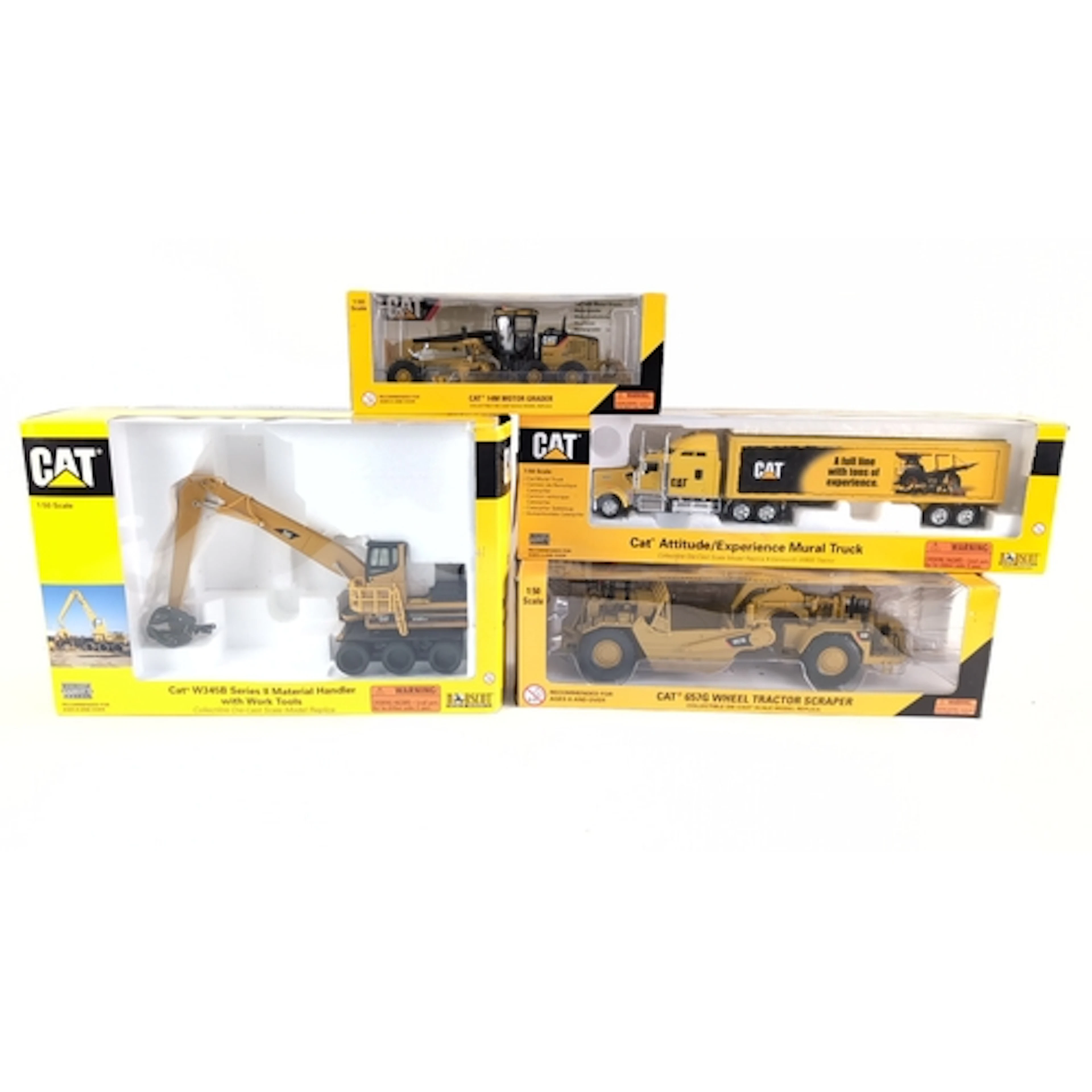 A group of CAT 1:50 scale die-cast construction models by No...