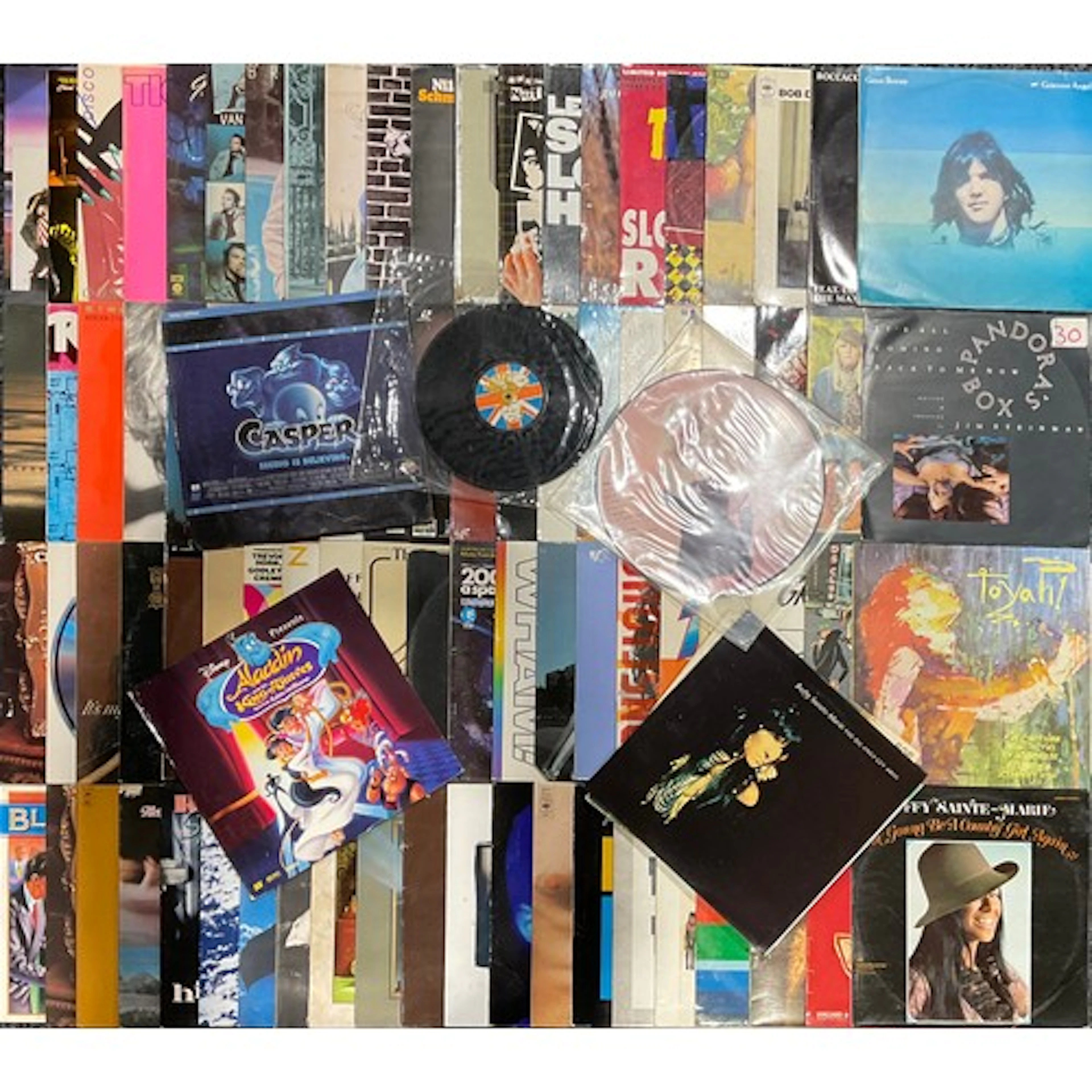Vinyl Records – LP’s and 12” 45rpm Singles – including Garth...