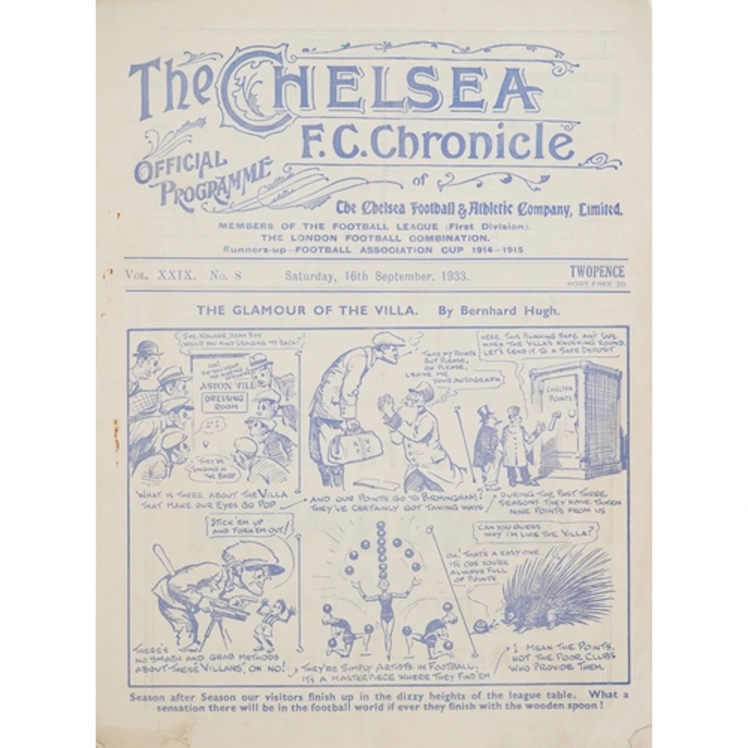 Chelsea F.C. Chronicle official football programme - The Gla...