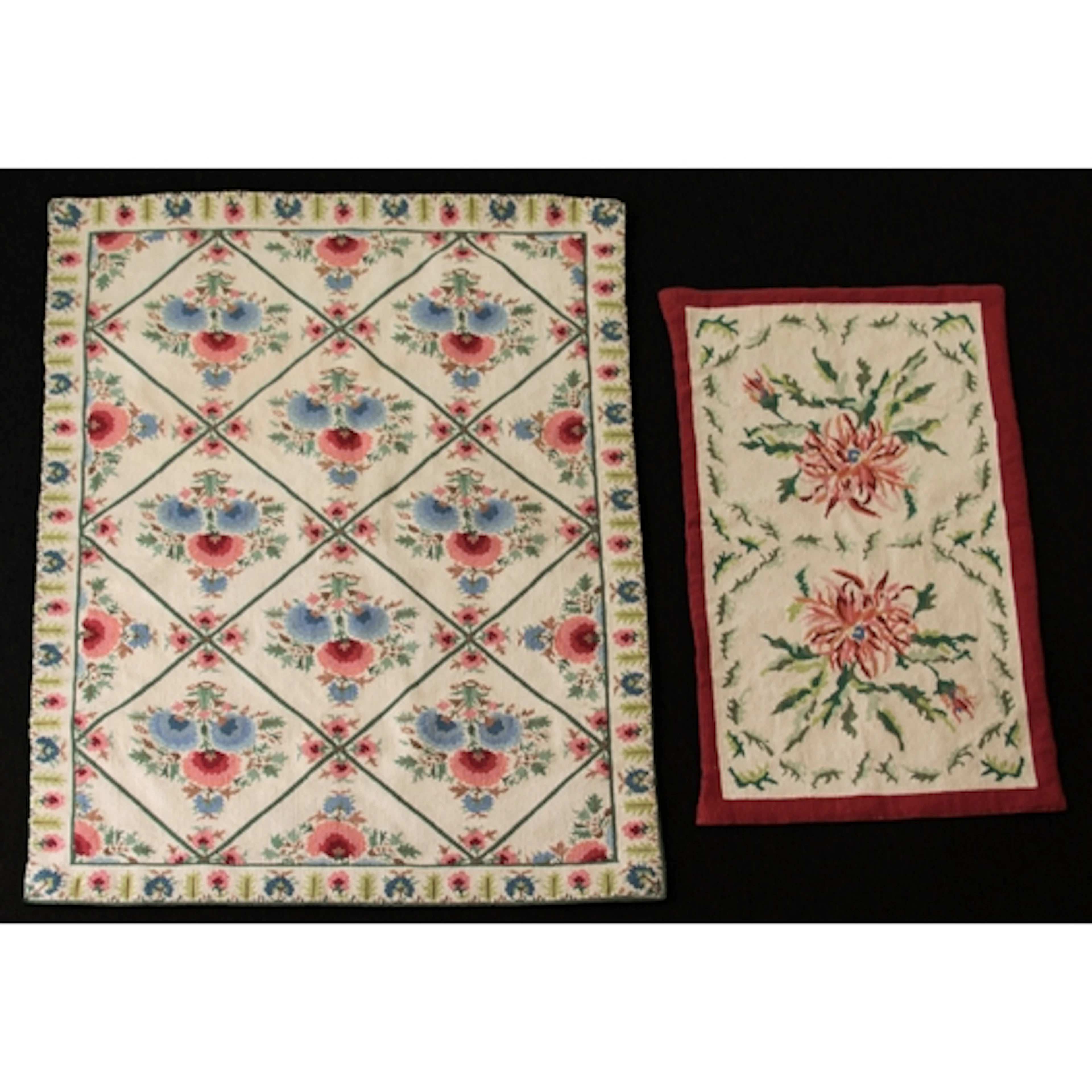 Two Greek 'National Welfare Organization' hand knotted wool ...
