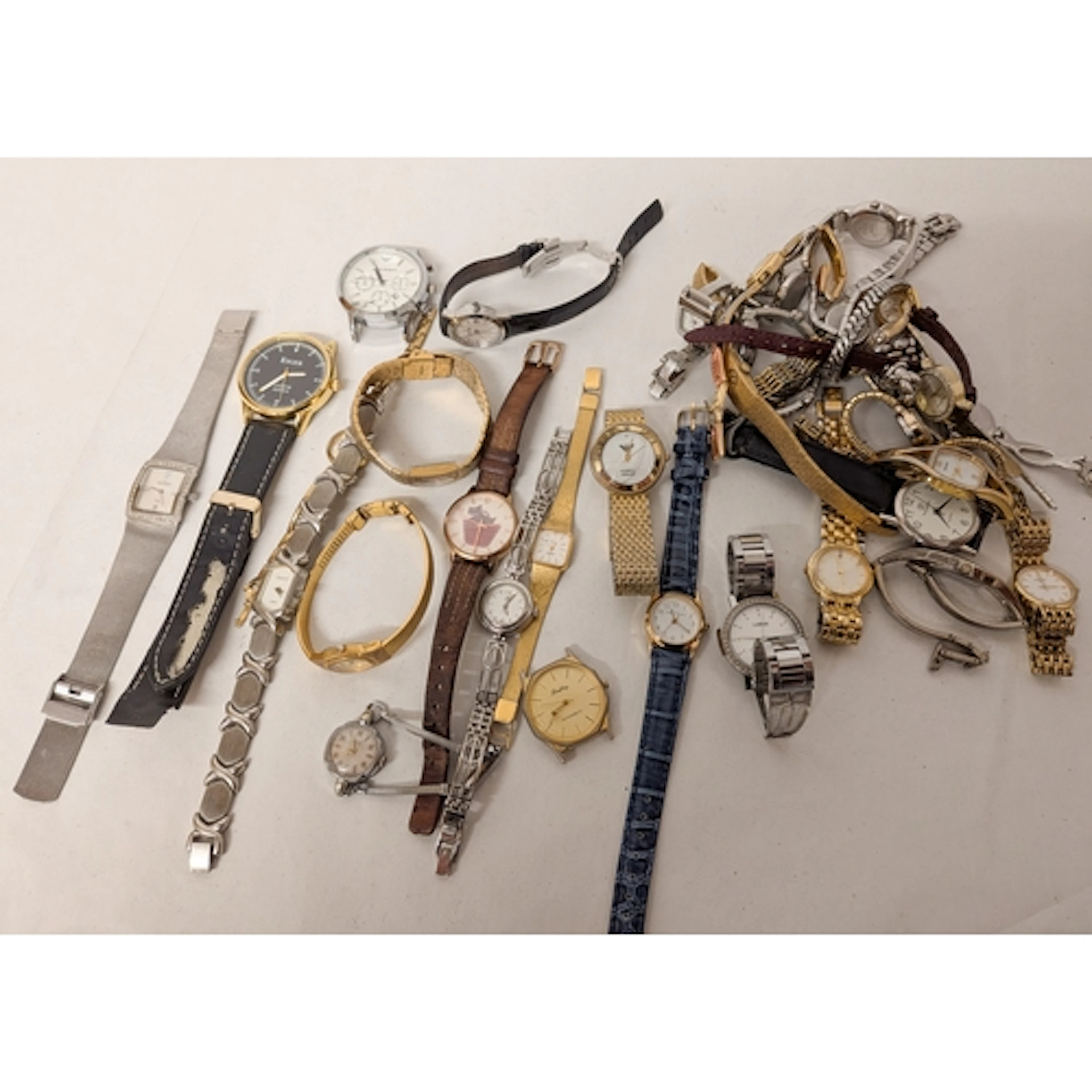 A collection of ladies and gents wristwatches to include Emp...
