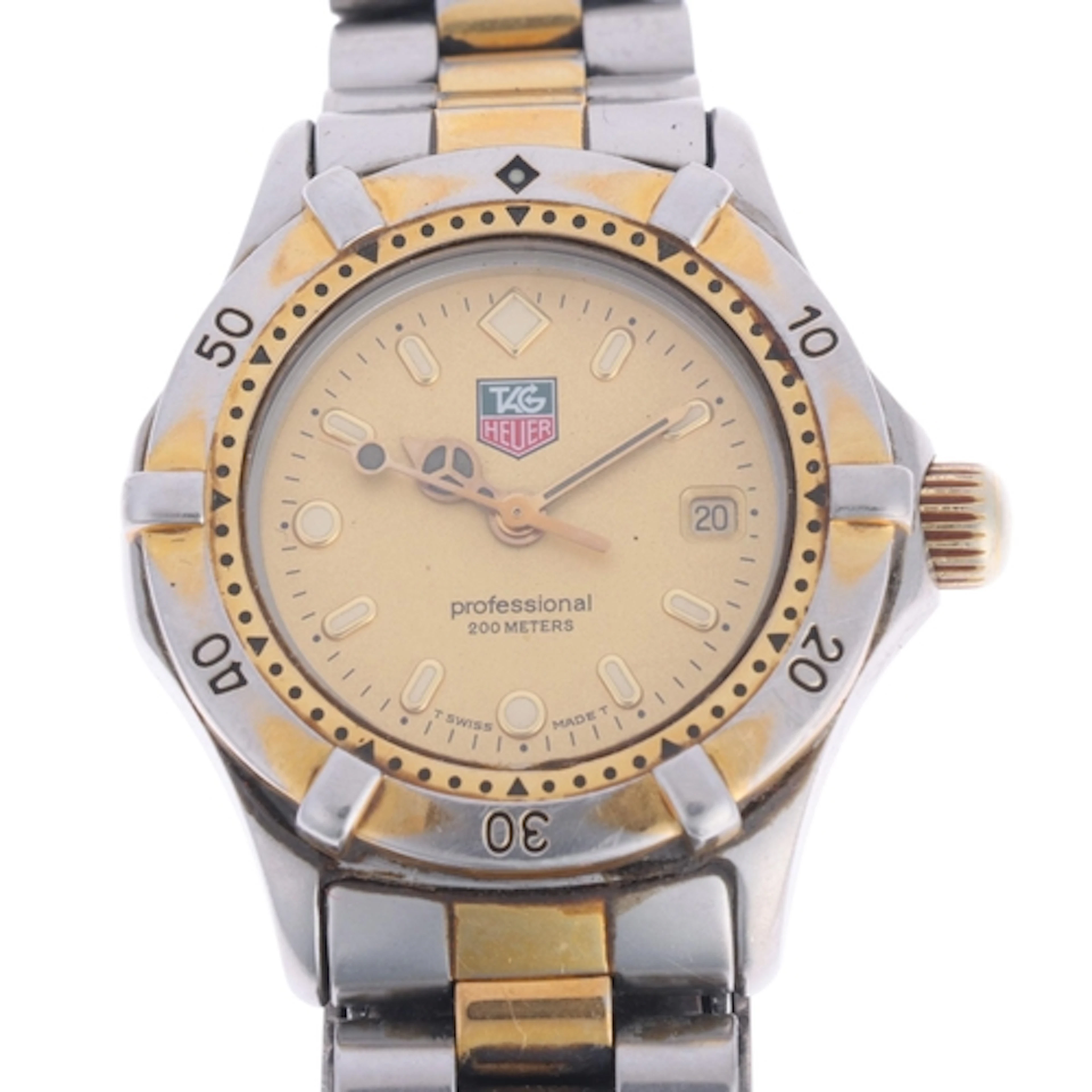 TAG HEUER - a lady's gold plated stainless steel 2000 Evolut...