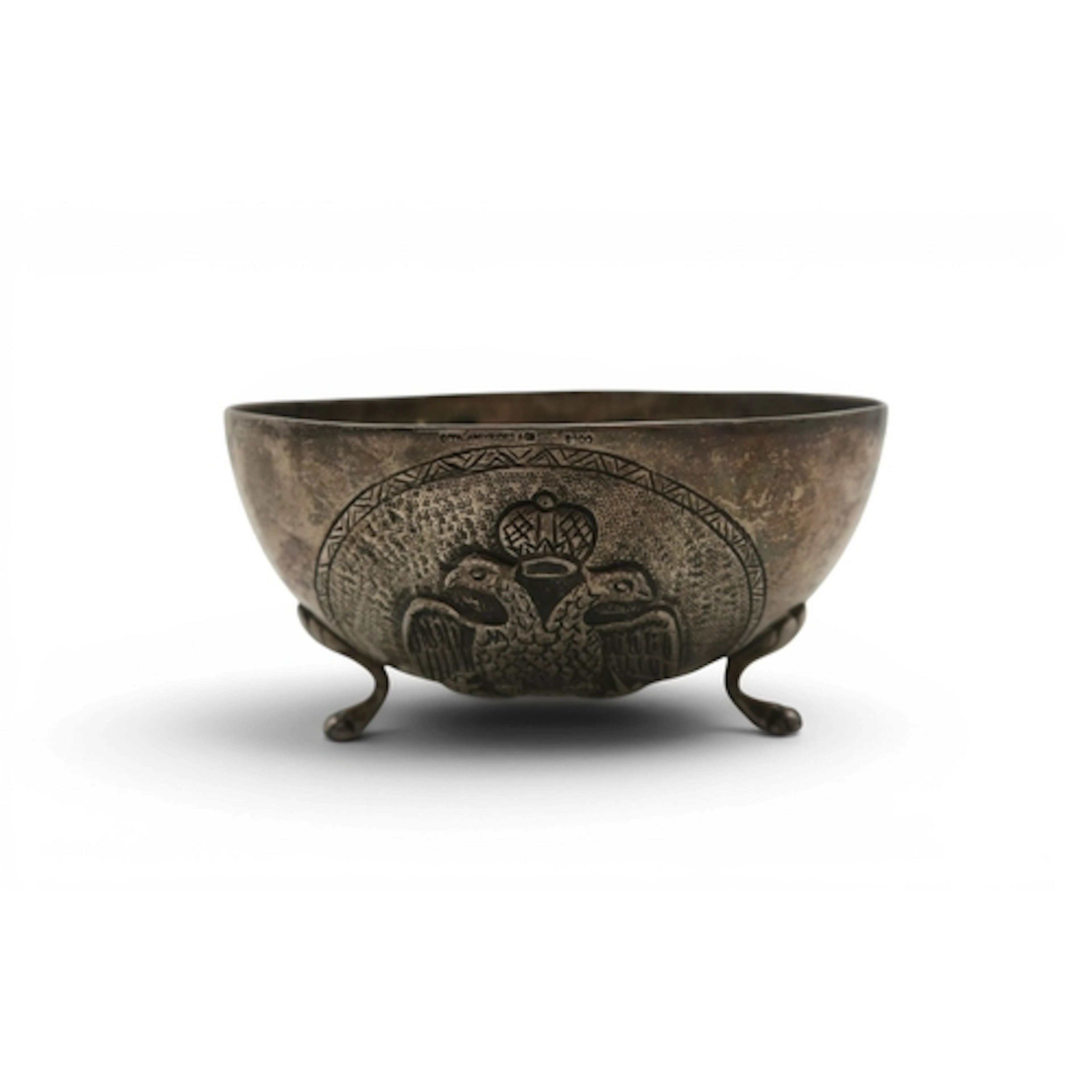 A Greek silver bowl, by C.T.H Argyrides & Co, engraved w...