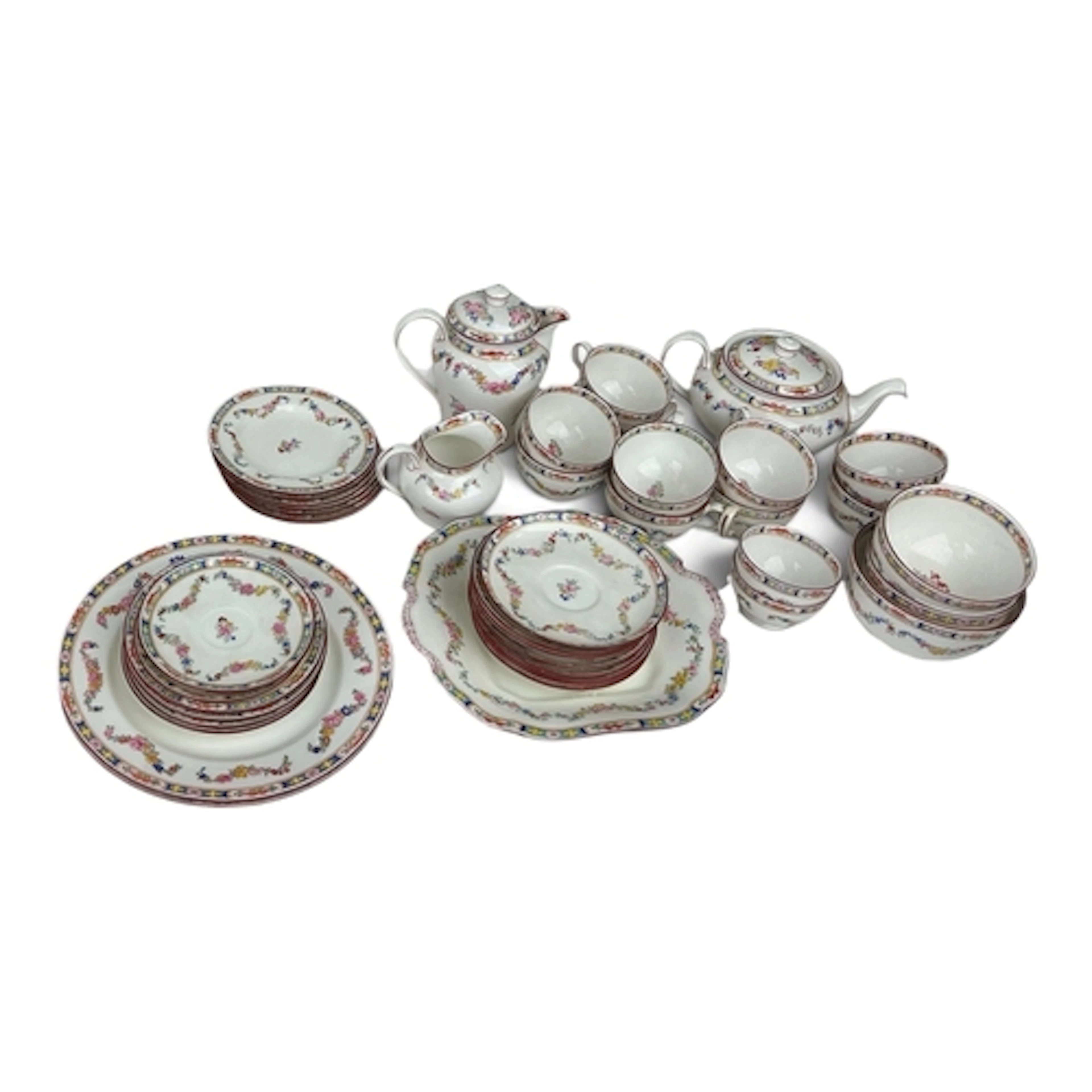 A MINTONS PART TEA SERVICE