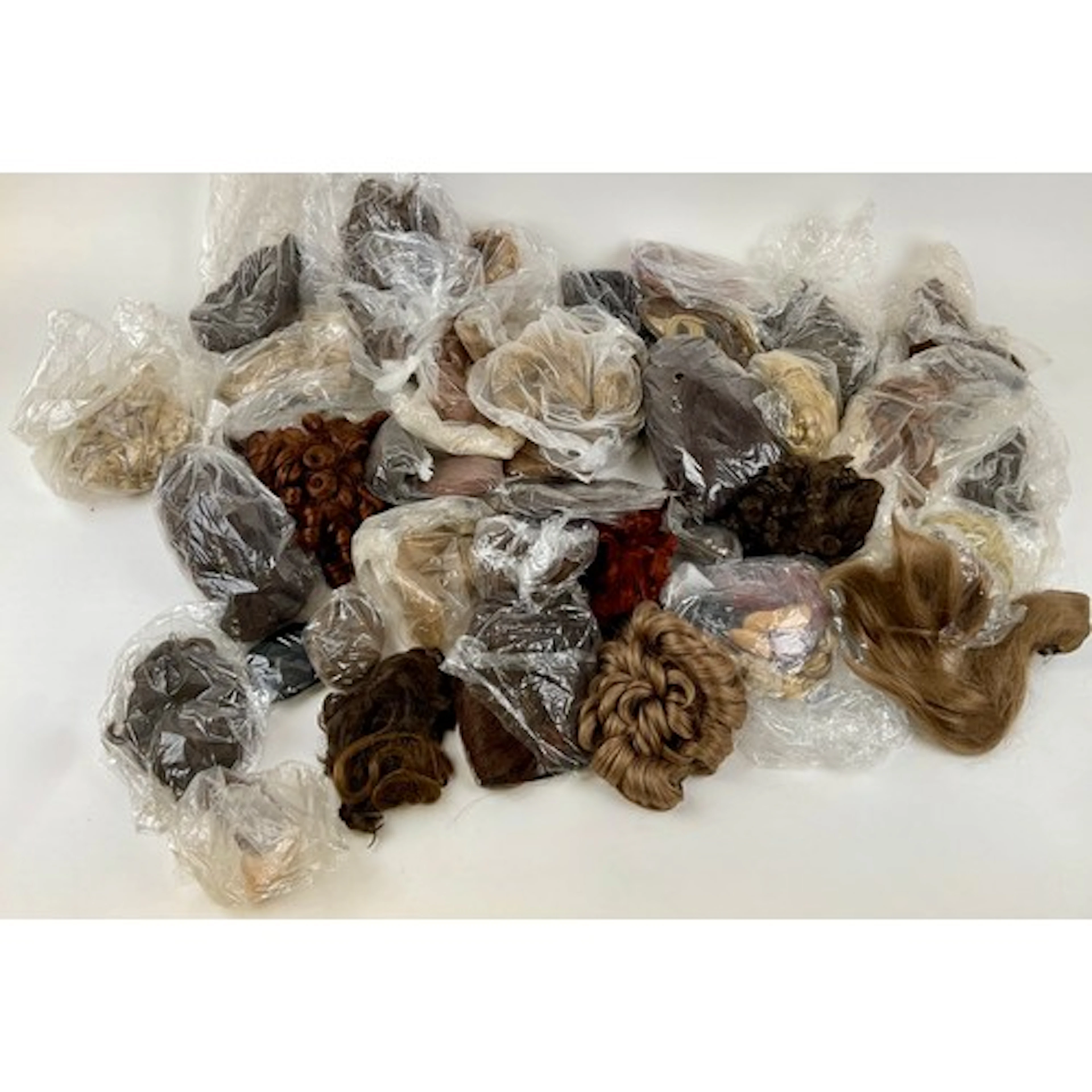 Dolls Accessories - a collection of real hair and synthetic ...