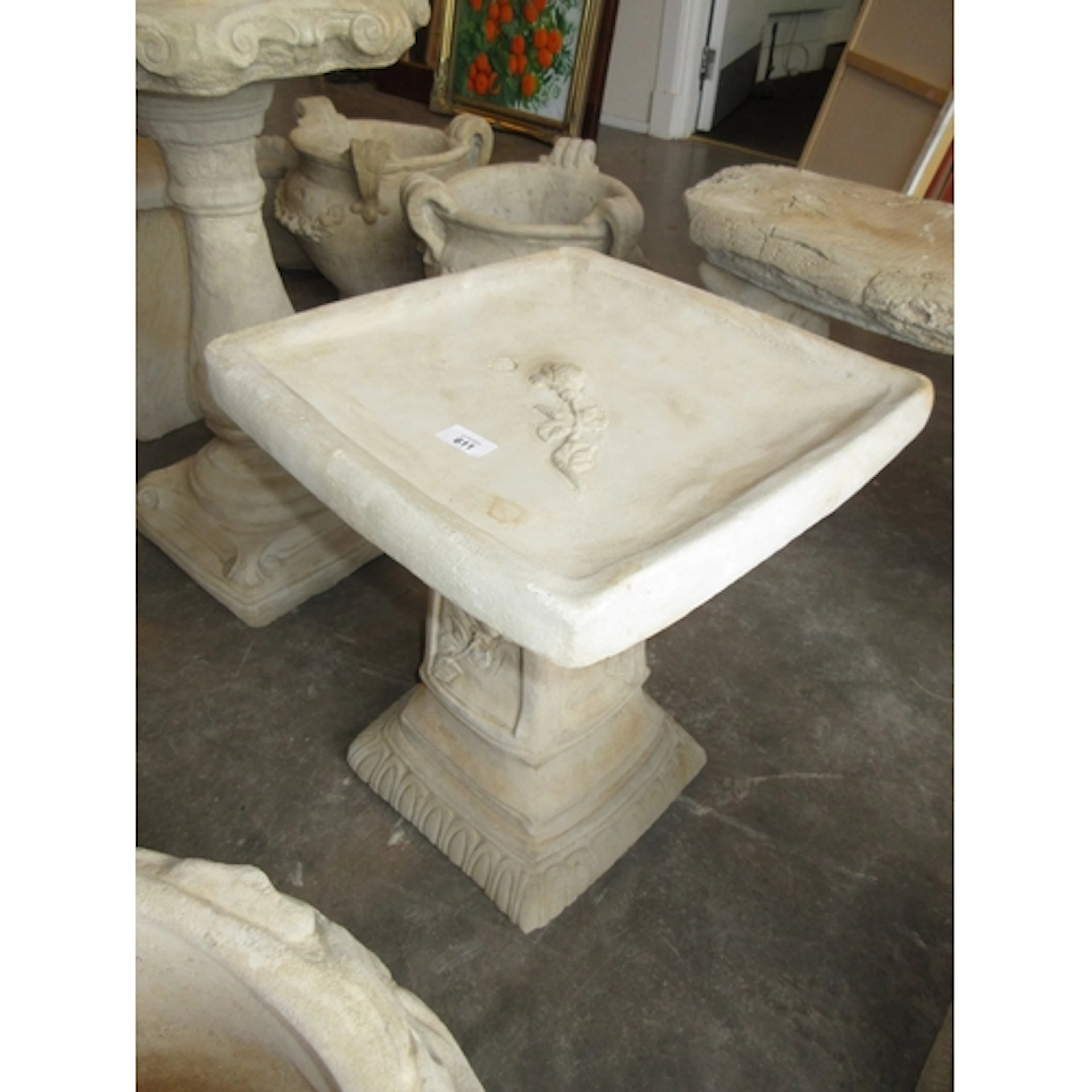 Rose Bird Bath
