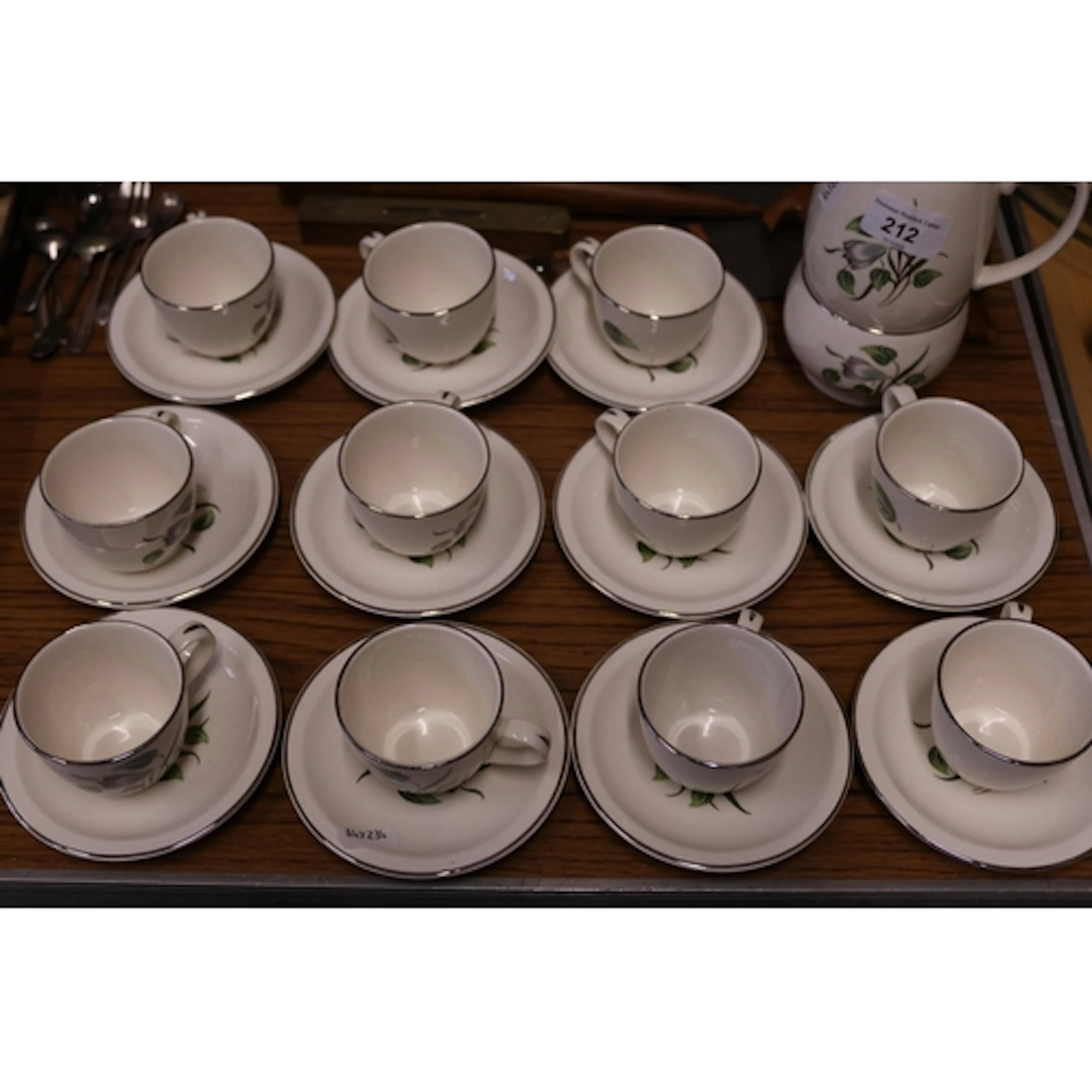 Russell Hobbs coffee set comprising cups, saucers, a jug and...