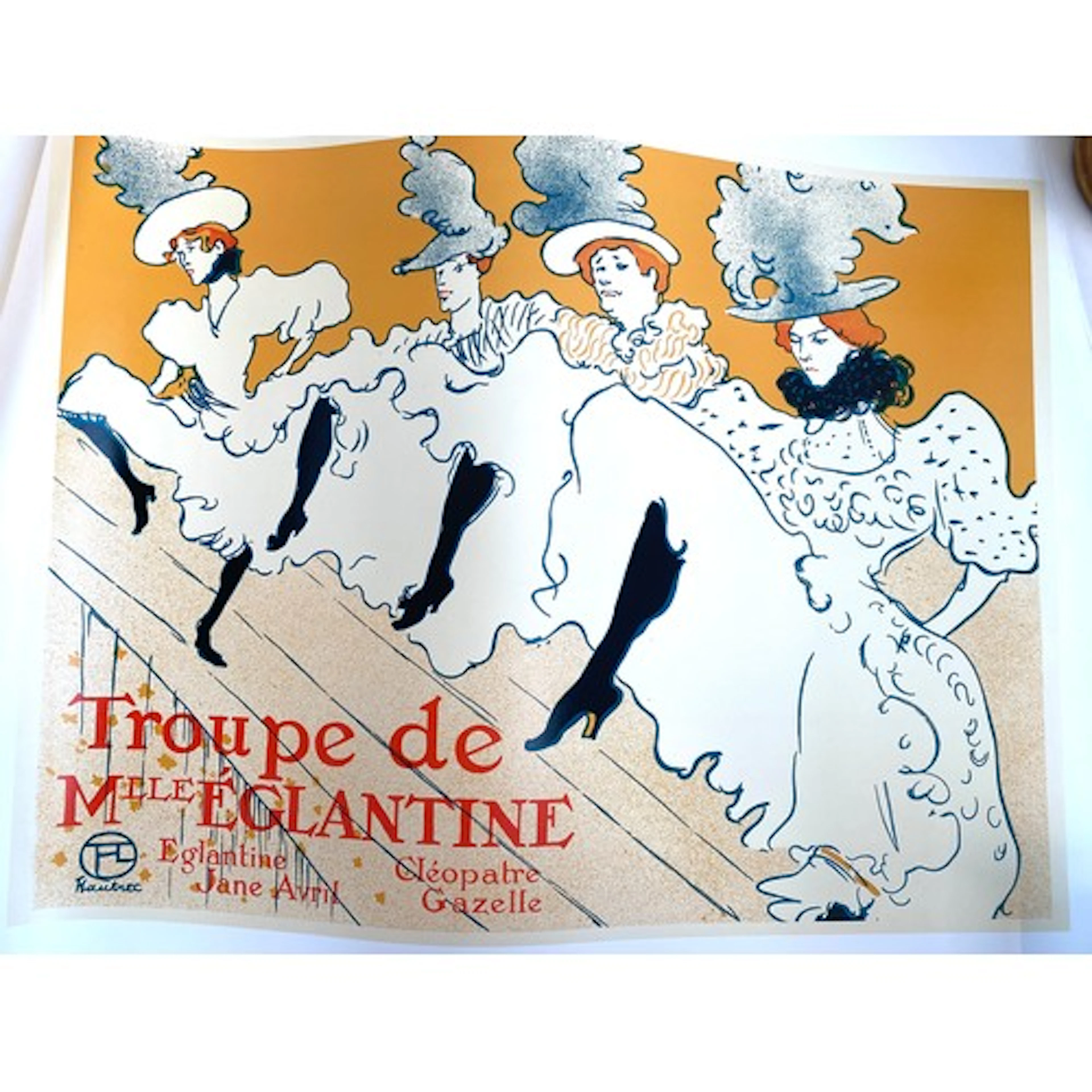 Six posters after Henri de Toulouse-Lautrec, two for 'La Tro...
