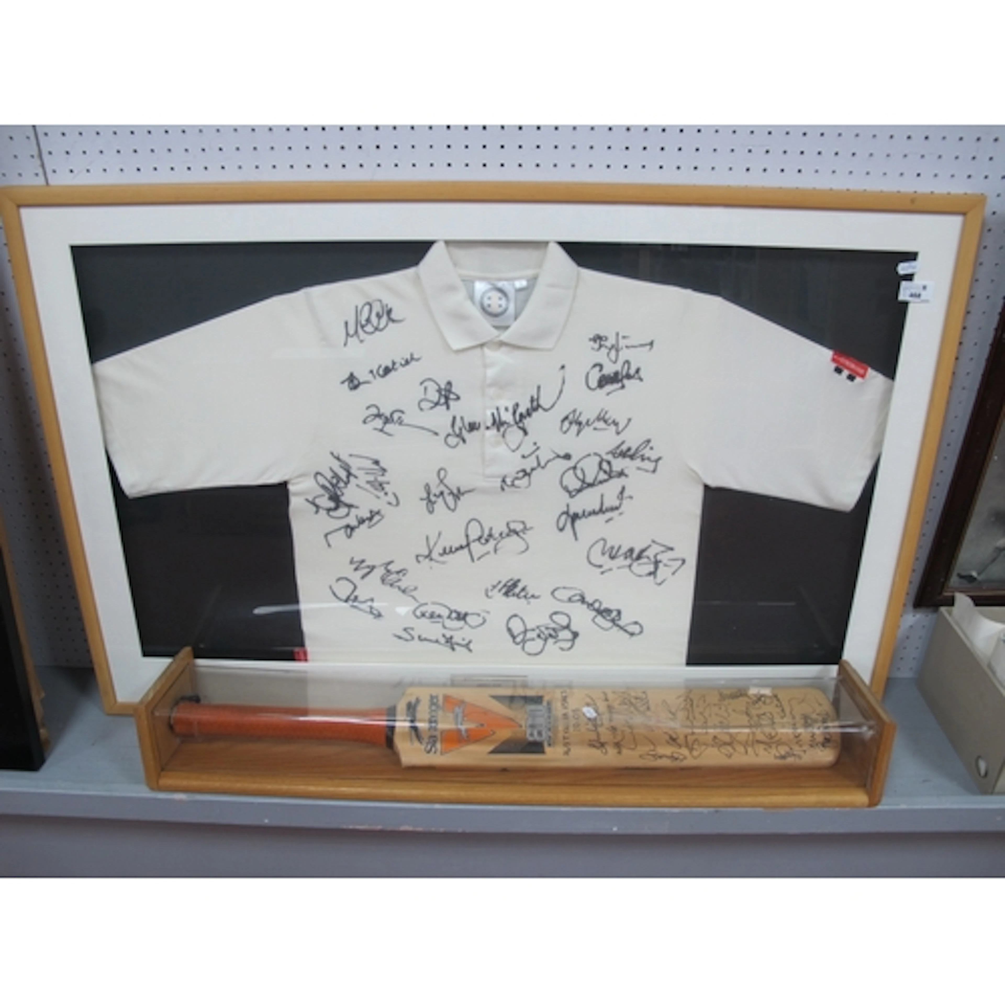 Cricket - The Ashes 2005 Gray Nichols White Shirt, black pen...