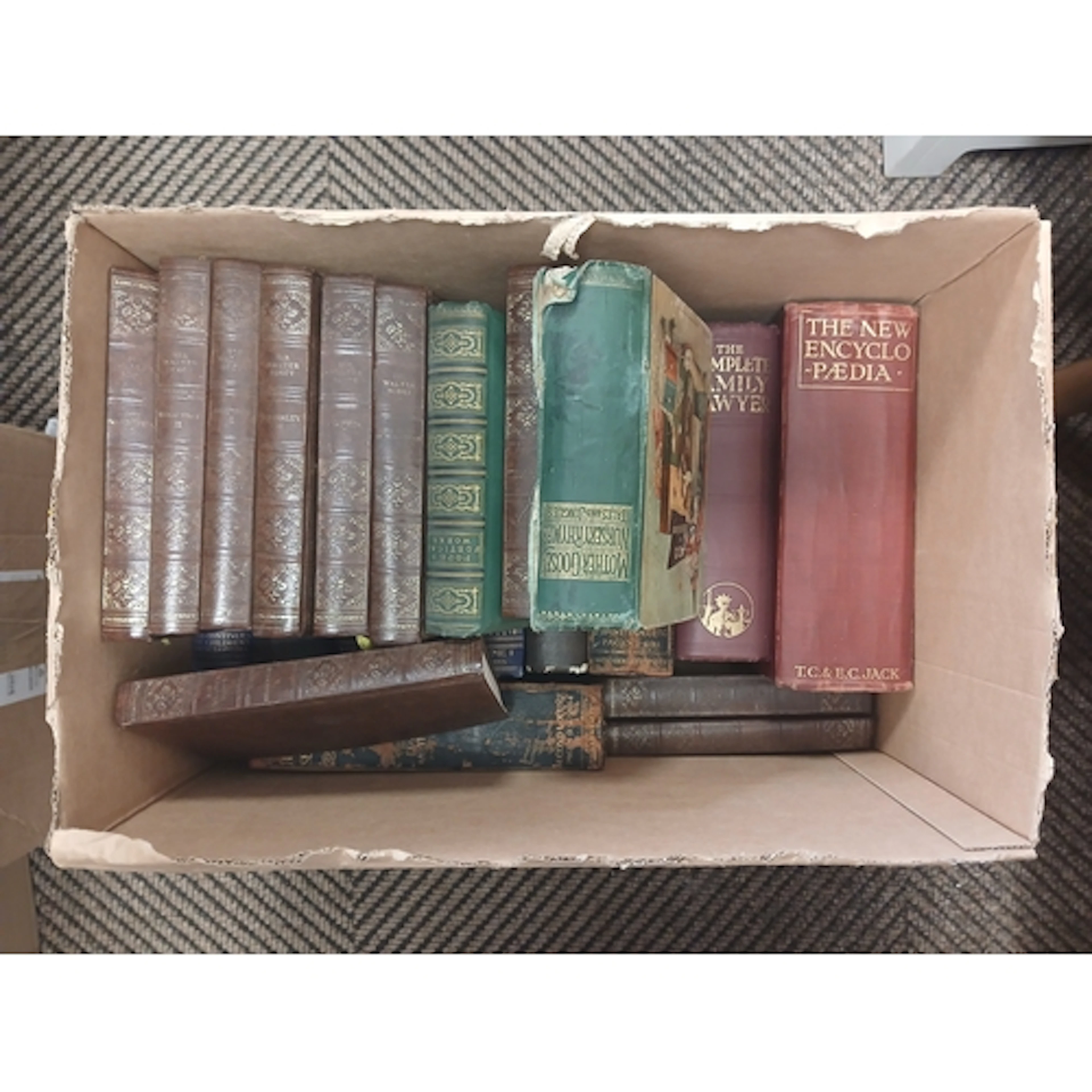 Collection books to include nursery rhythms, encyclopaedias...