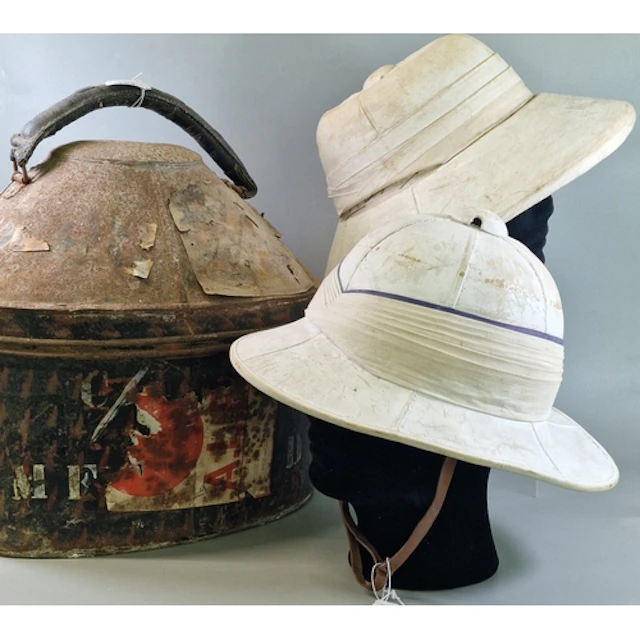WWII / pre-war British Wolseley-style pith helmet by Townend...