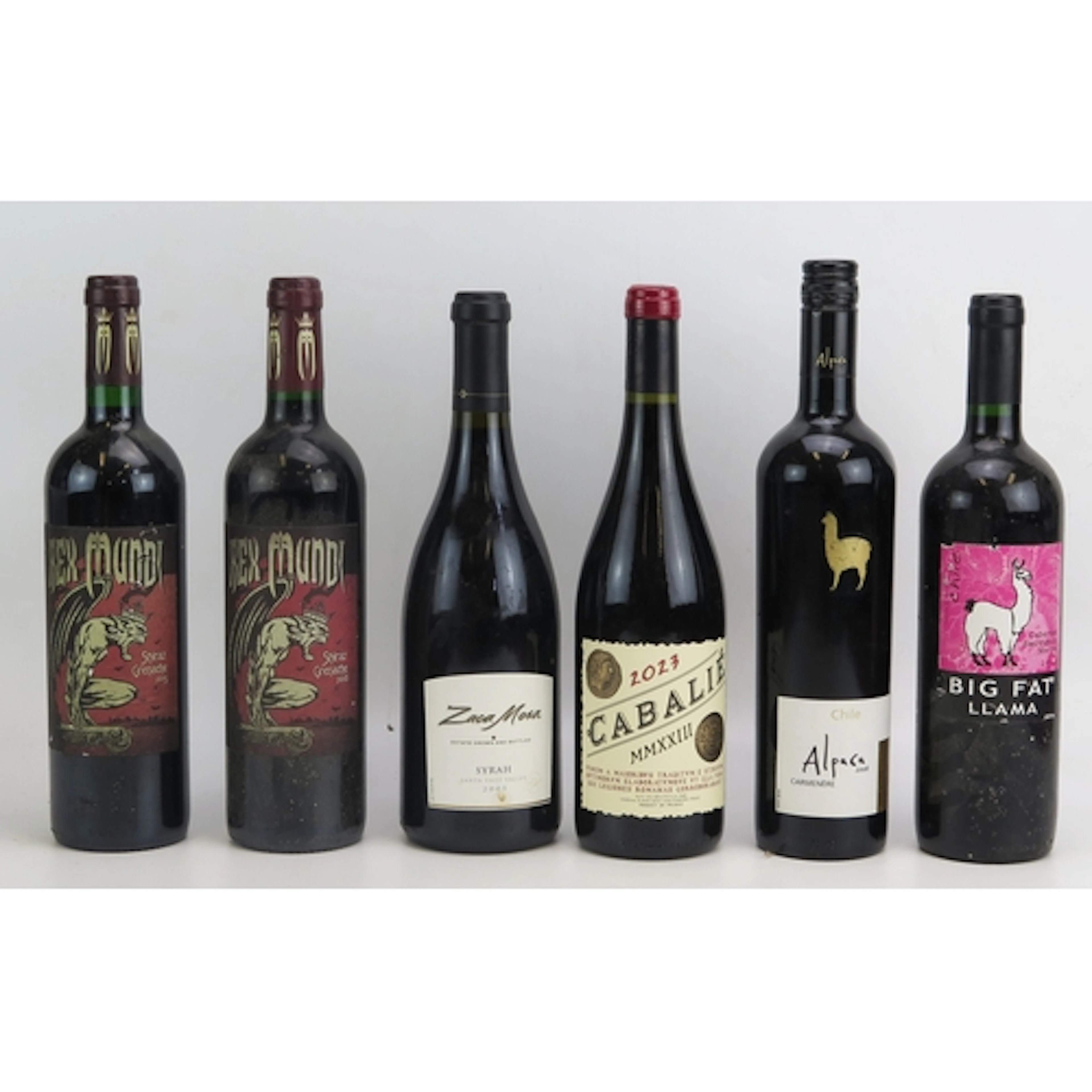 Selection of red wine including 2 x Rex Mundi 2015, 2016 750...