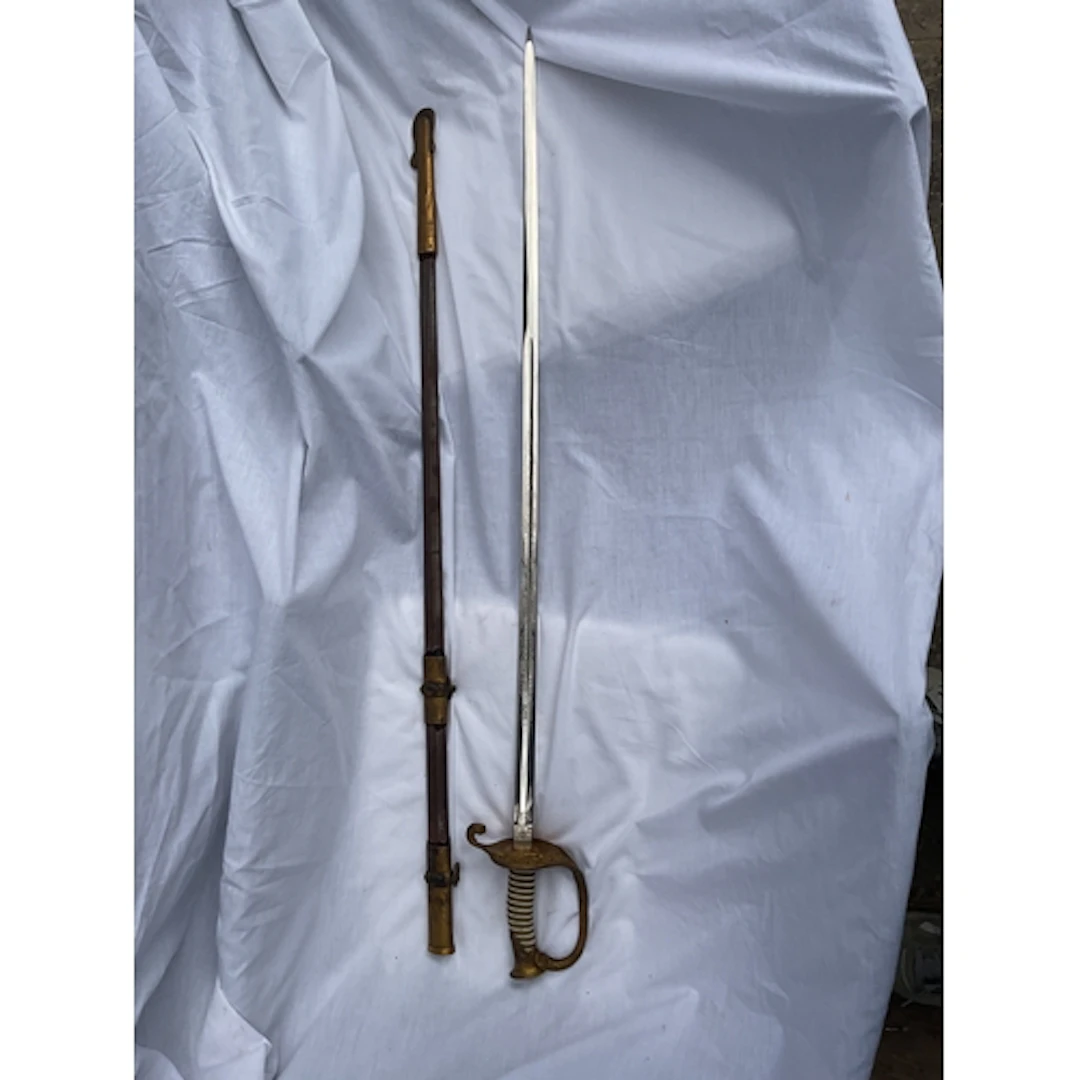 US navy sword and sheath marked blade for A S Meyer Inc New ...