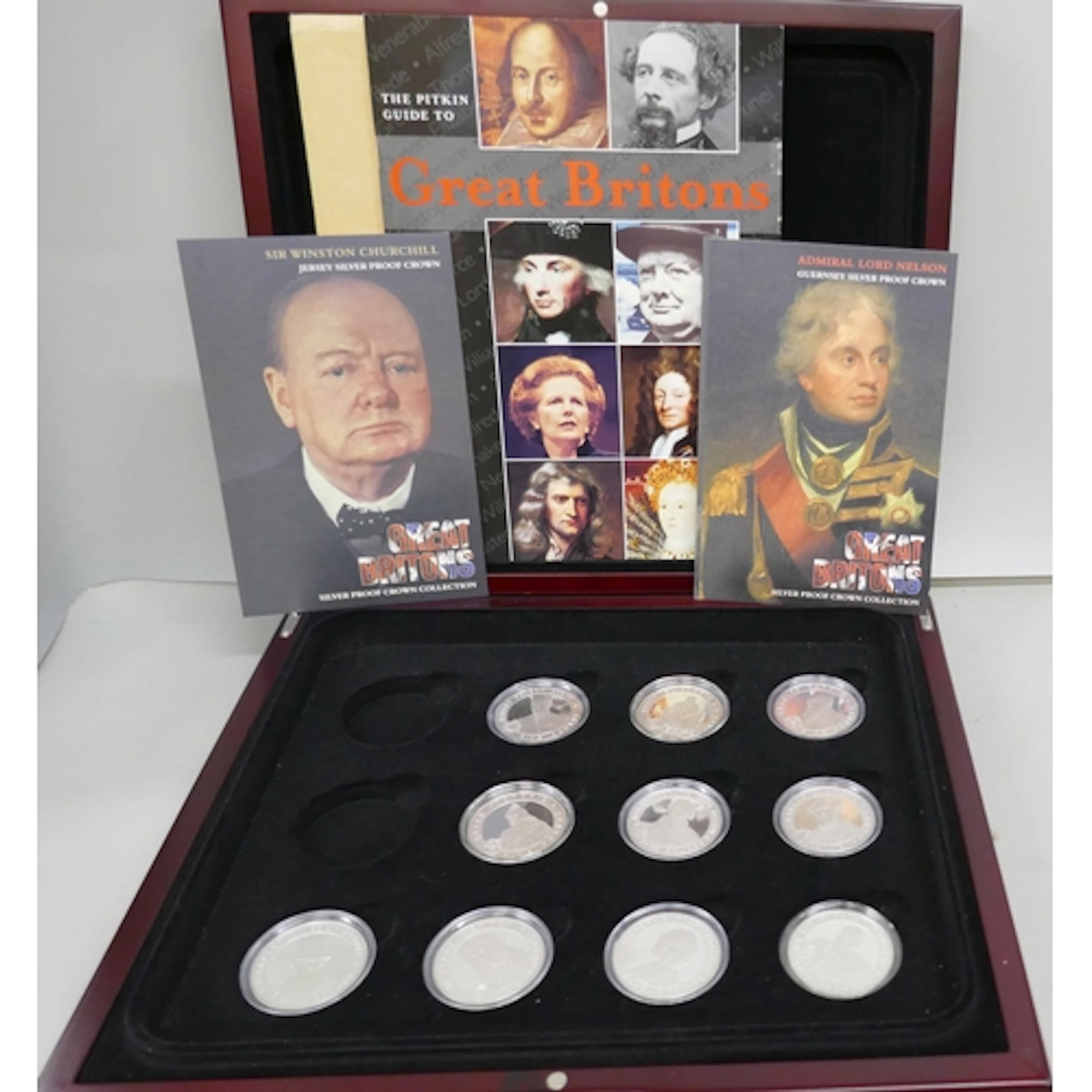 The Royal Mint, Great Britons Silver Proof Crown Collection ...