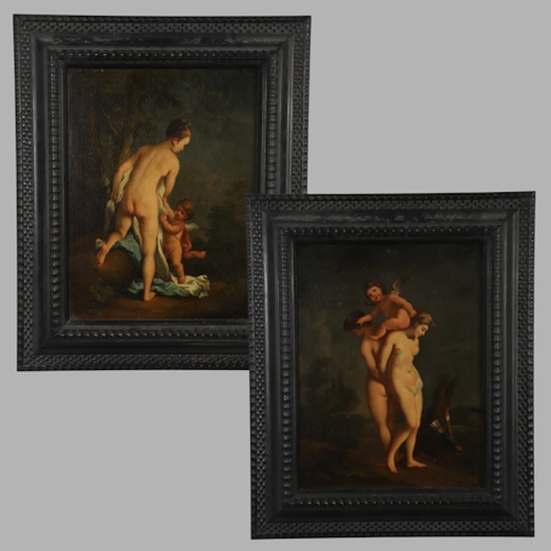 FOLLOWER OF JACOPO AMIGONI (1682 - 1752). VENUS WITH CUPID, ...