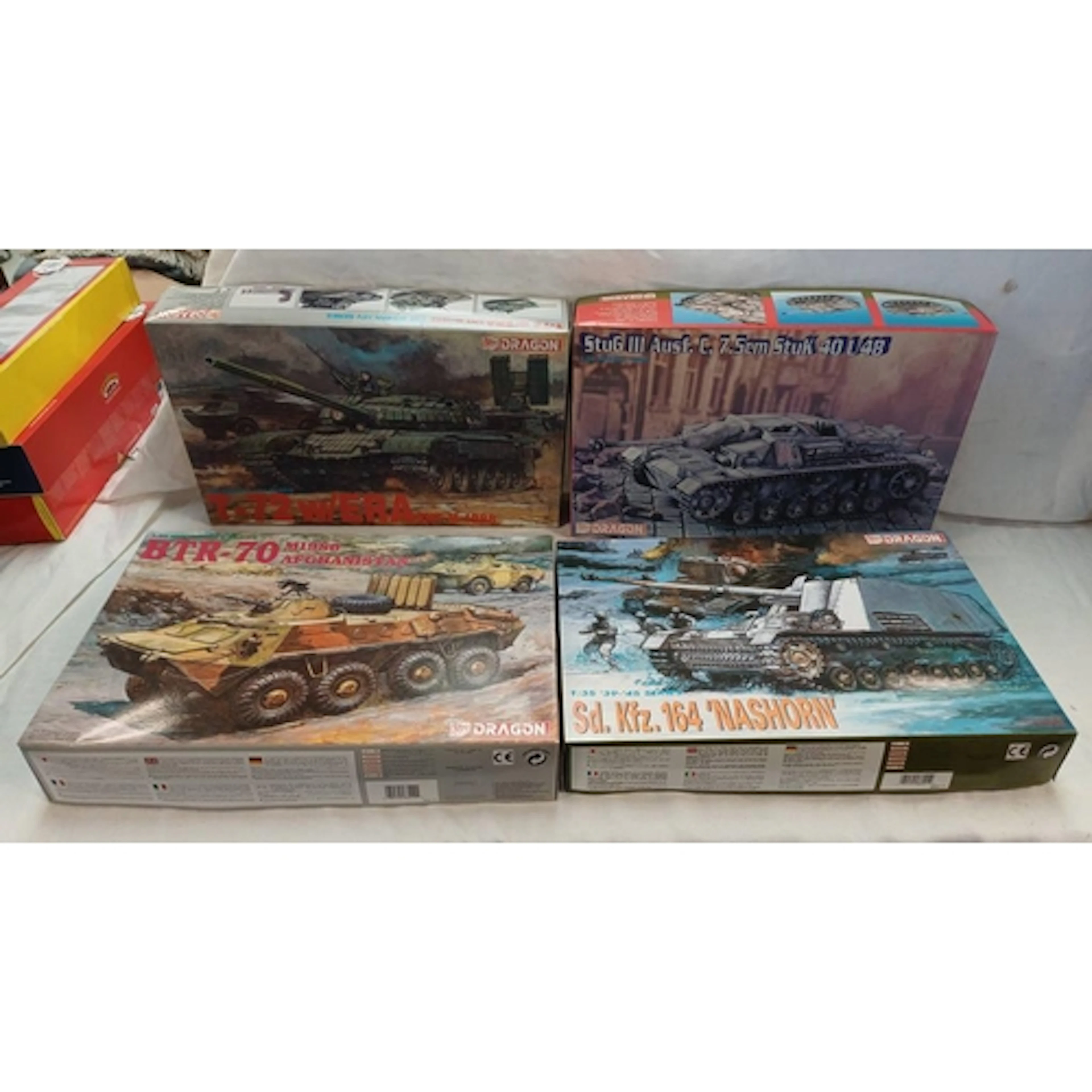 FOUR DRAGON 1:35 SCALE UNMADE PLASTIC MODEL KITS INLCUDING T...