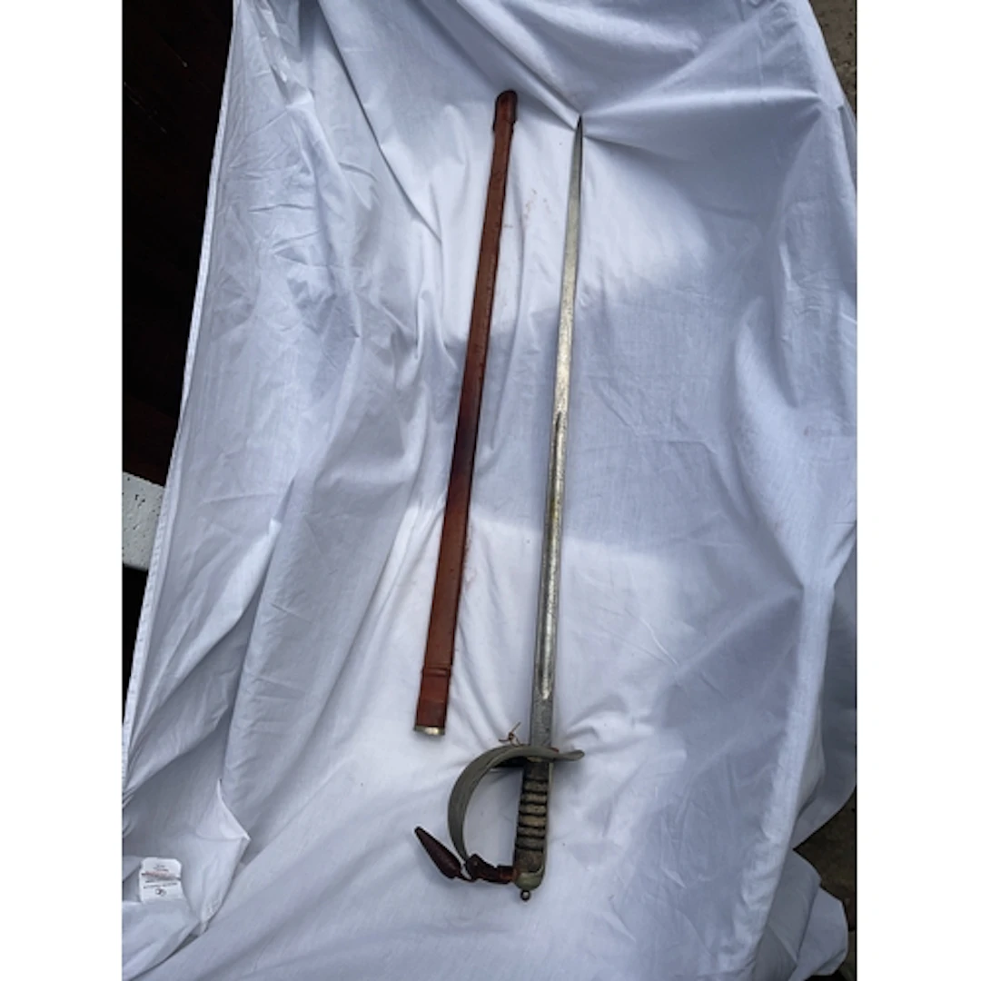WWII GVIR Officers sword blade by Alkit Ltd with leath...