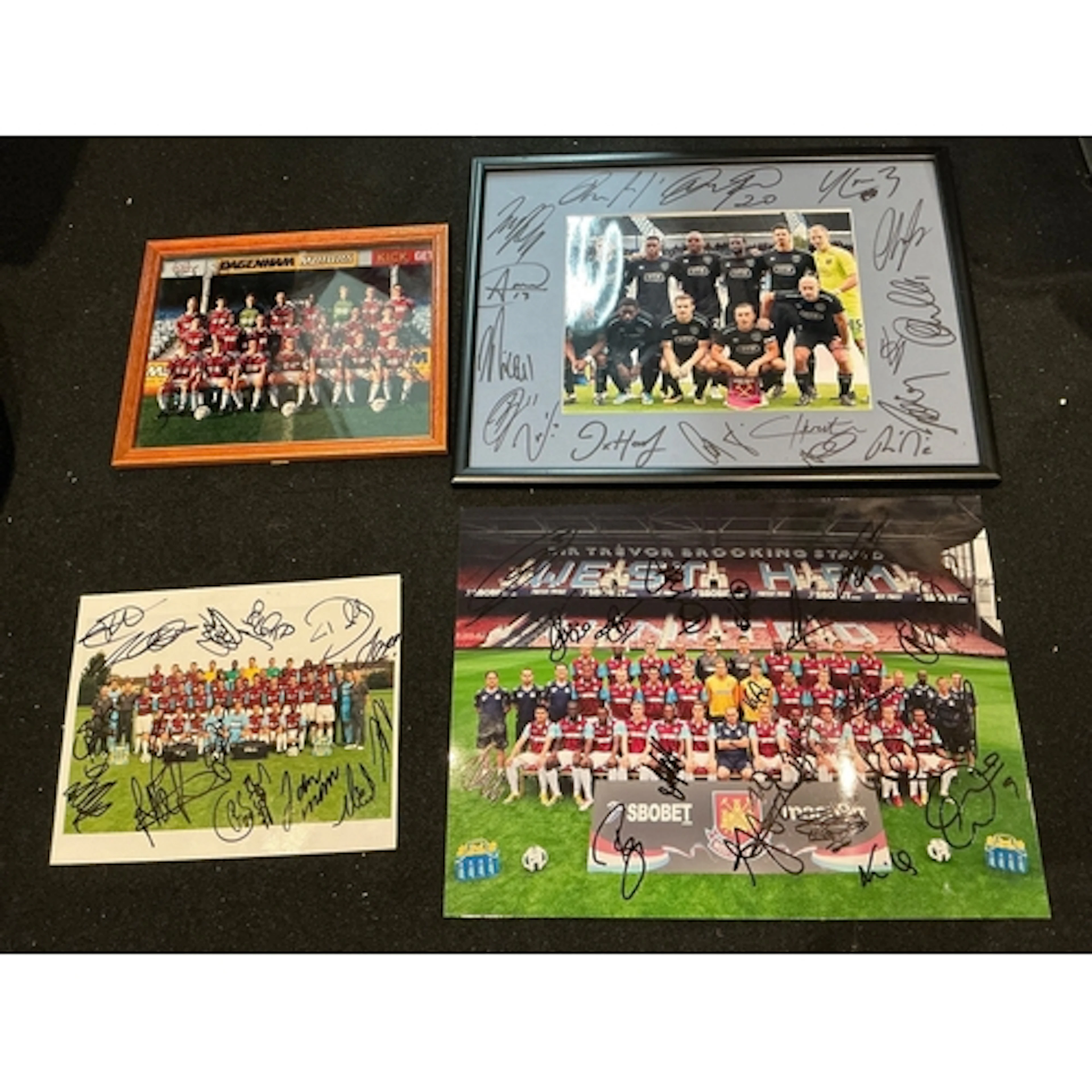 West Ham Multi Signed Football Team Groups: To include 1992-...