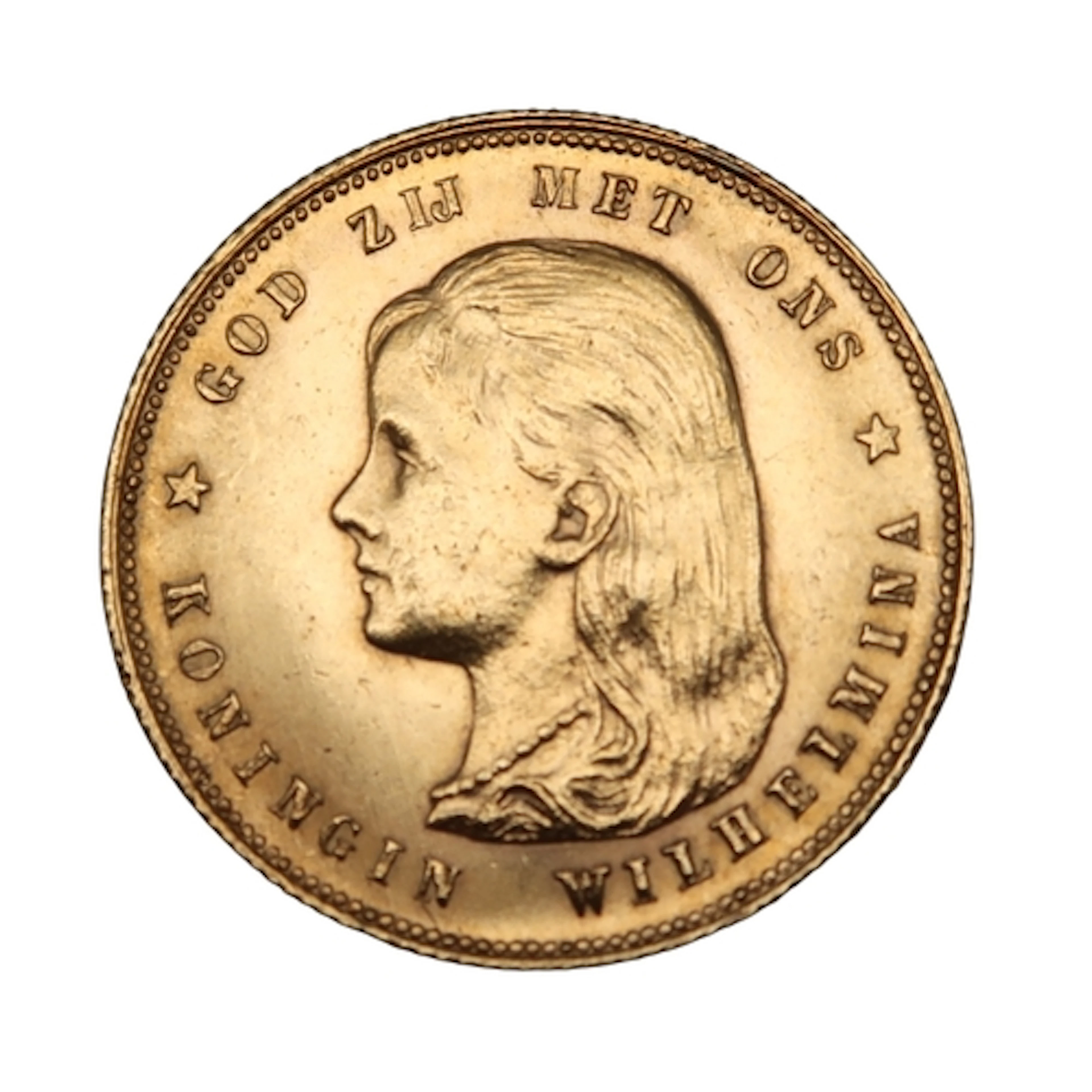 Wilhelmina (1890-1948) 10 Gulden 1897 Obverse Queen Wilhelmi...
