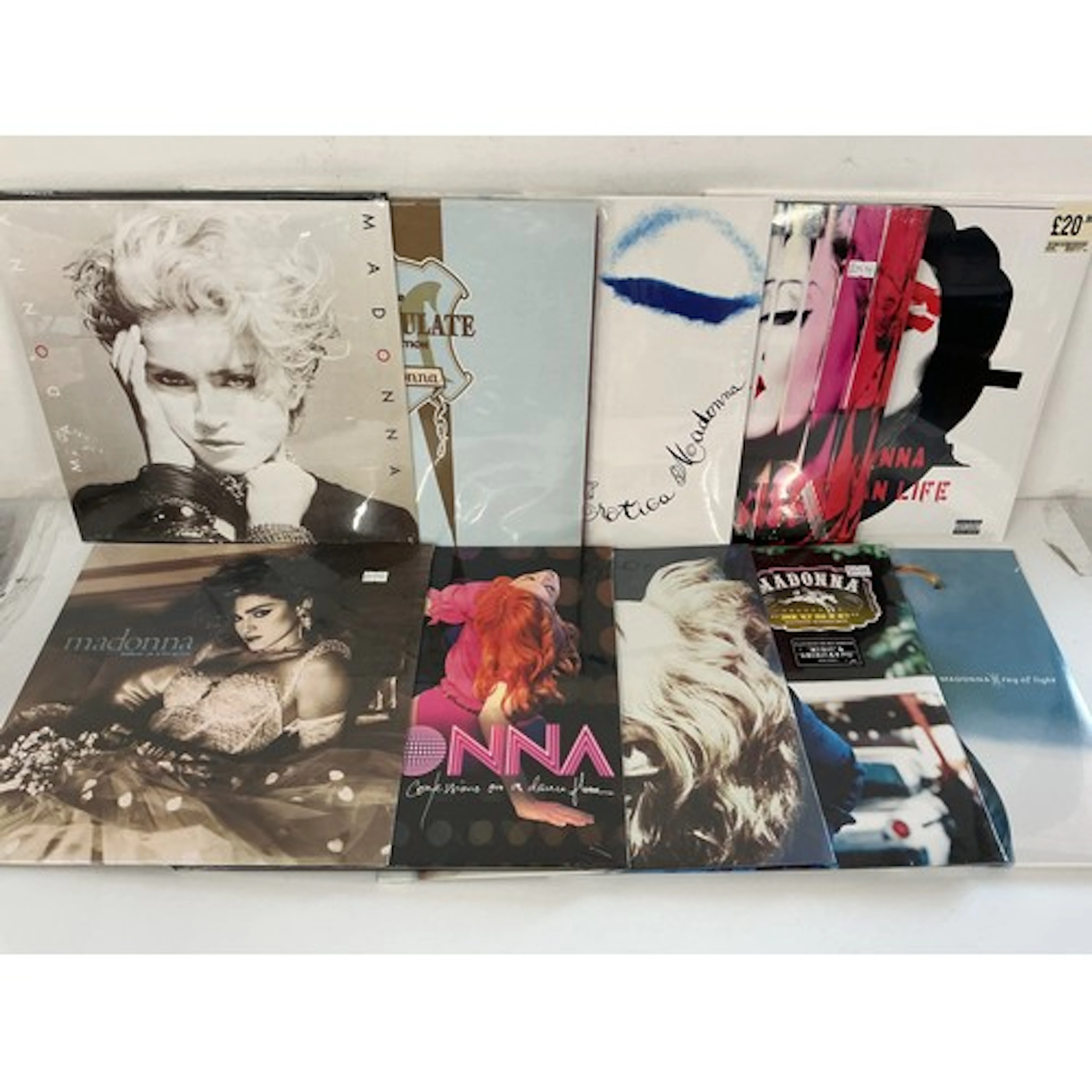 Ten Madonna LPs comprising mostly 180g sealed pressings.