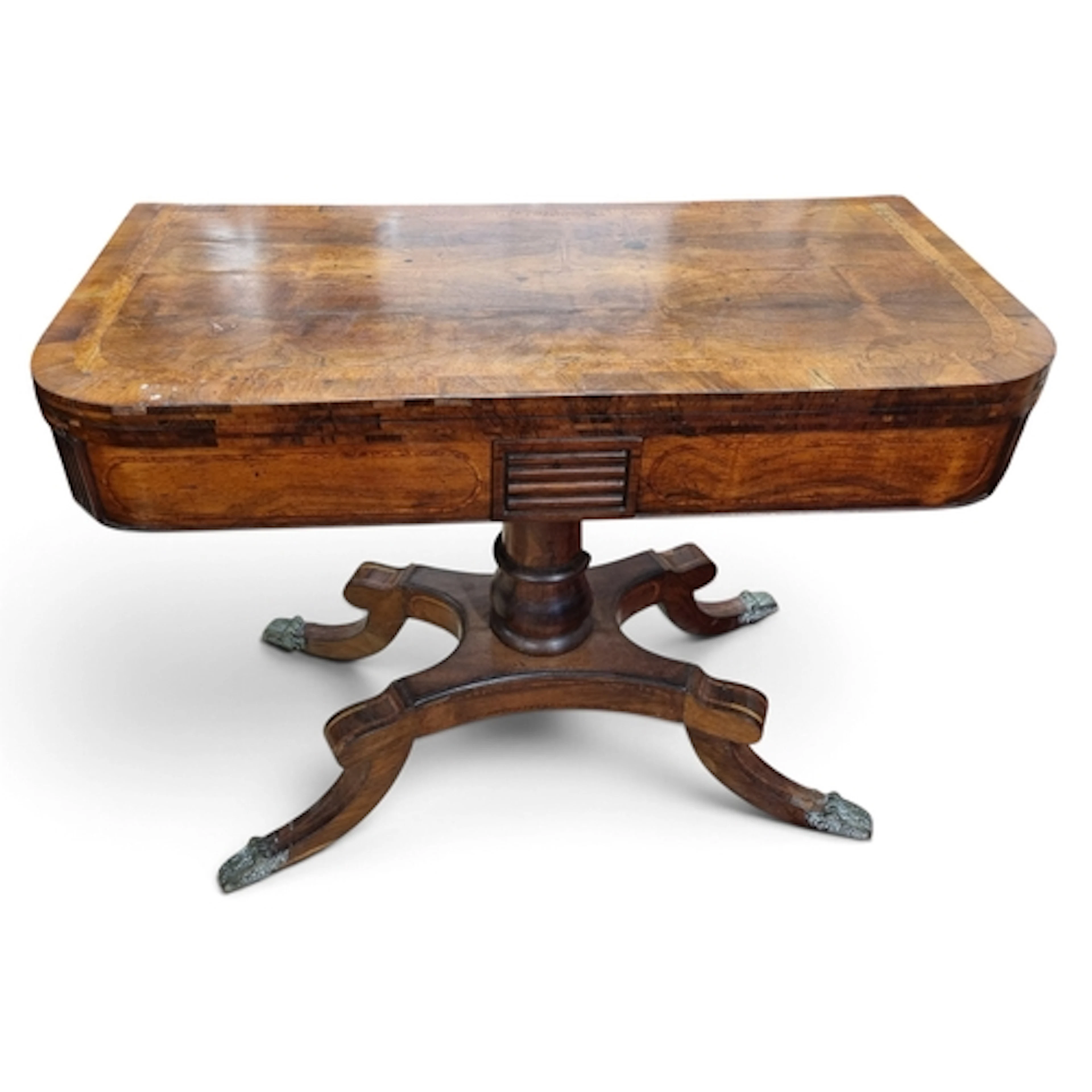 An early 19th Century Rosewood Card Table, of good quality w...