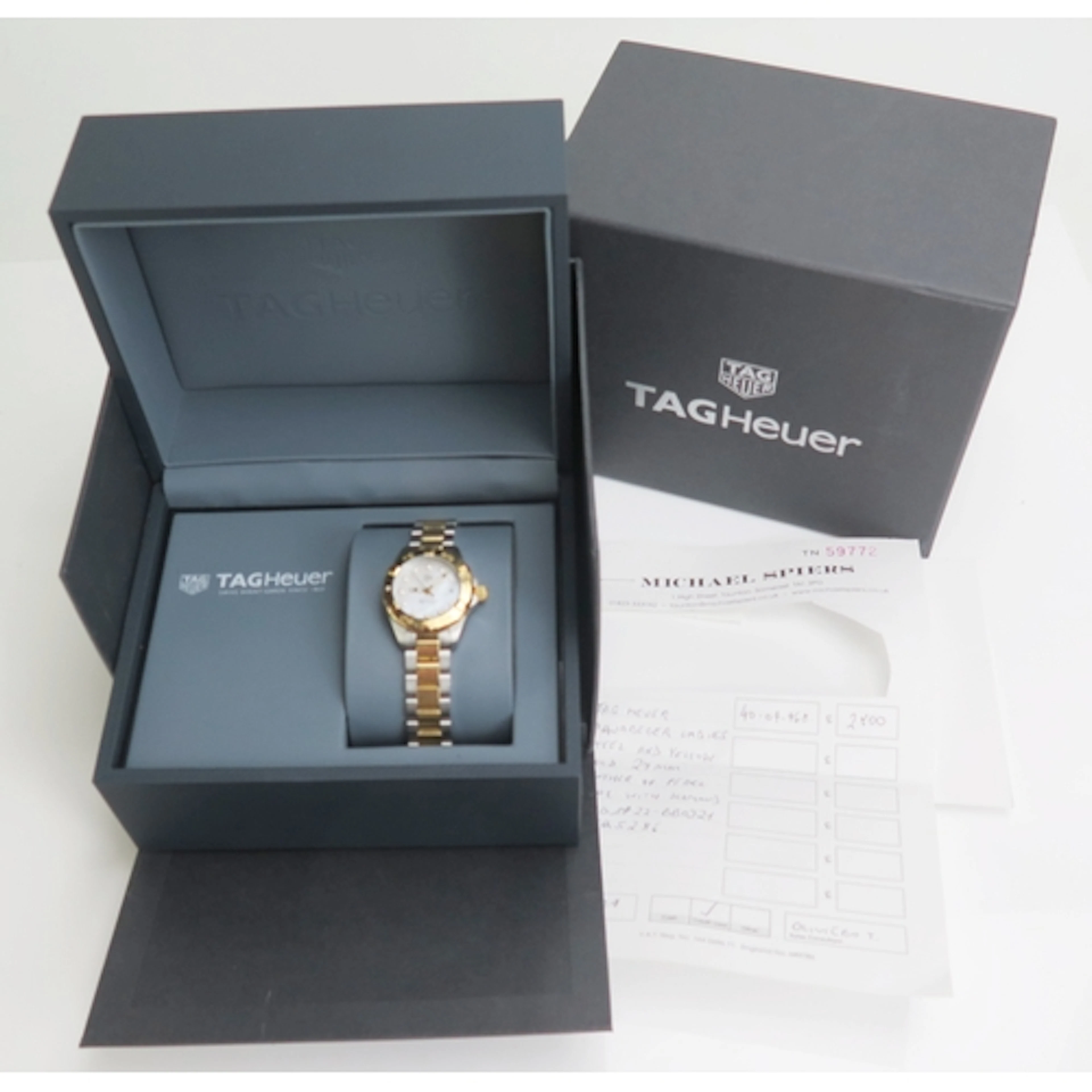 A TAG Heuer Aquaracer steel and yellow gold quartz wristwatc...